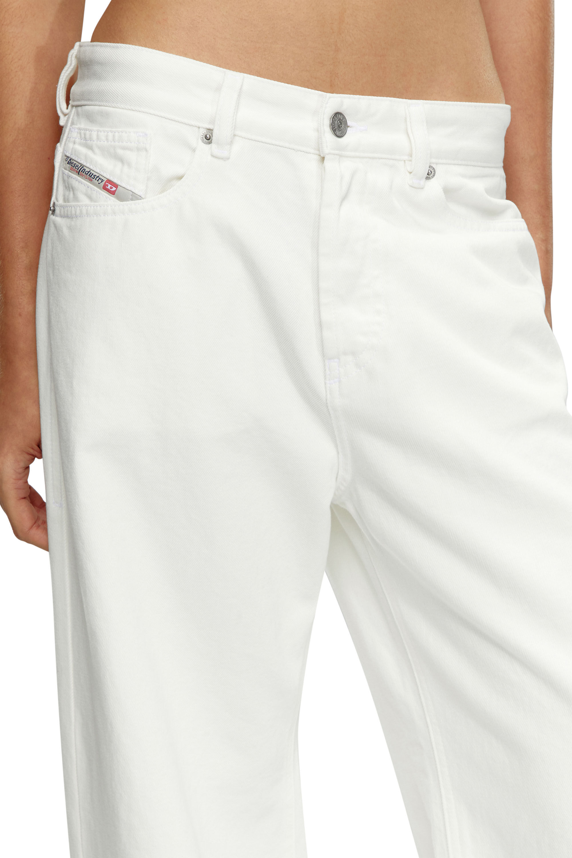 Women's Puddle Relaxed Jeans | White | Diesel 1996 D-Sire