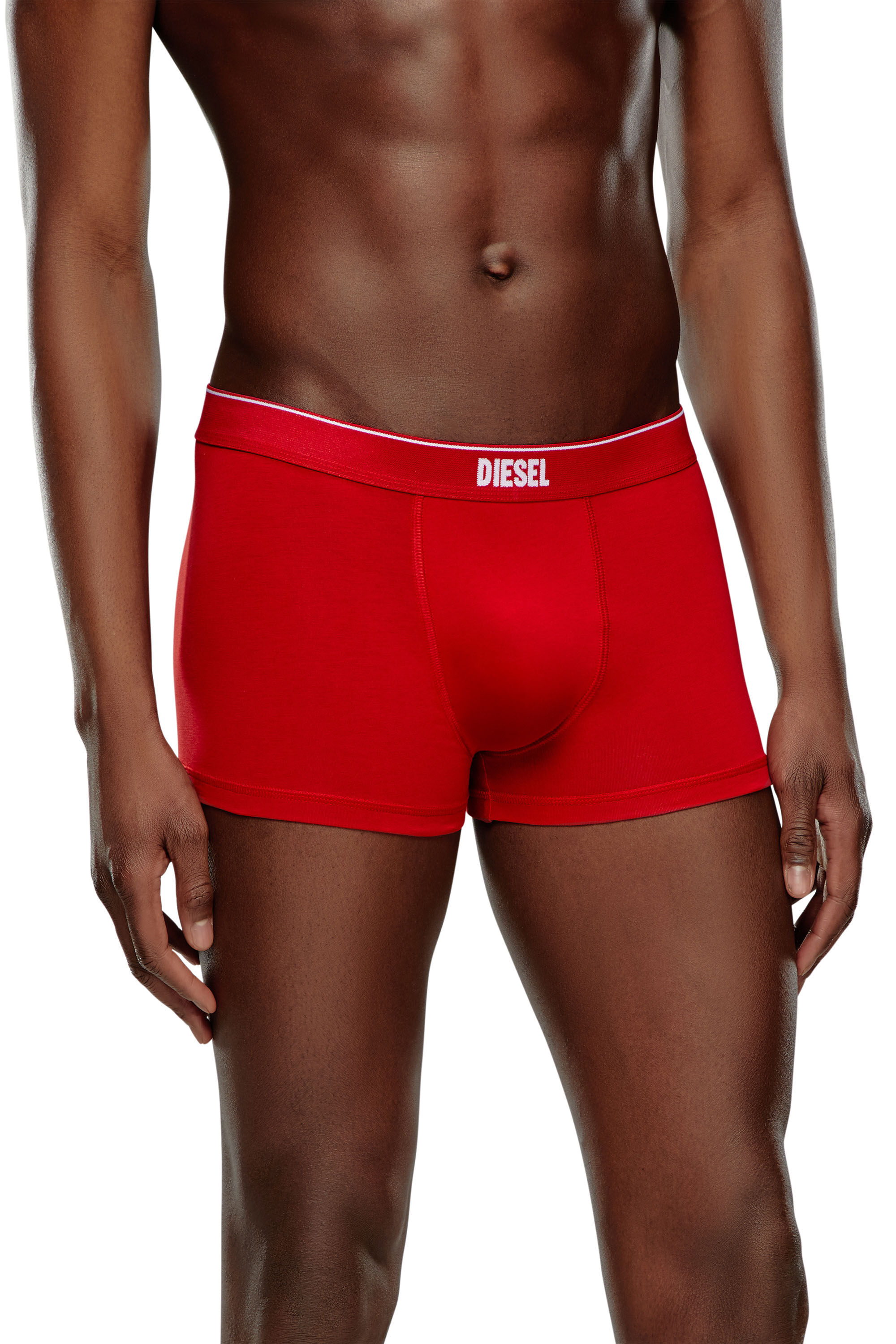 Diesel - UMBX-DAMIEN-H, Man's Boxer briefs with maxi back print in Red - 3