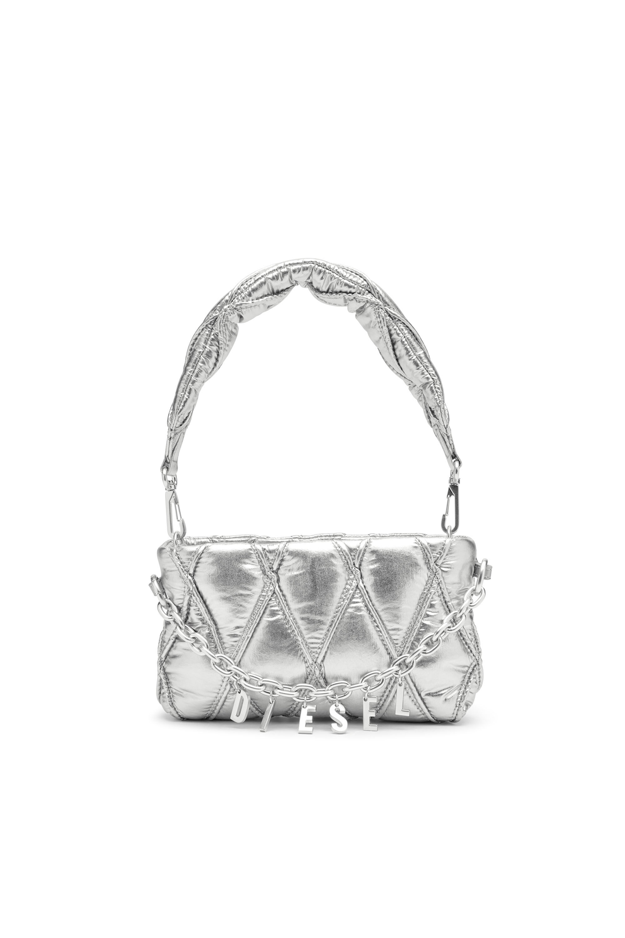 Diesel - CHARM-D POUCH, Monedero de nailon acolchado metálico Mujer in ToBeDefined - 1