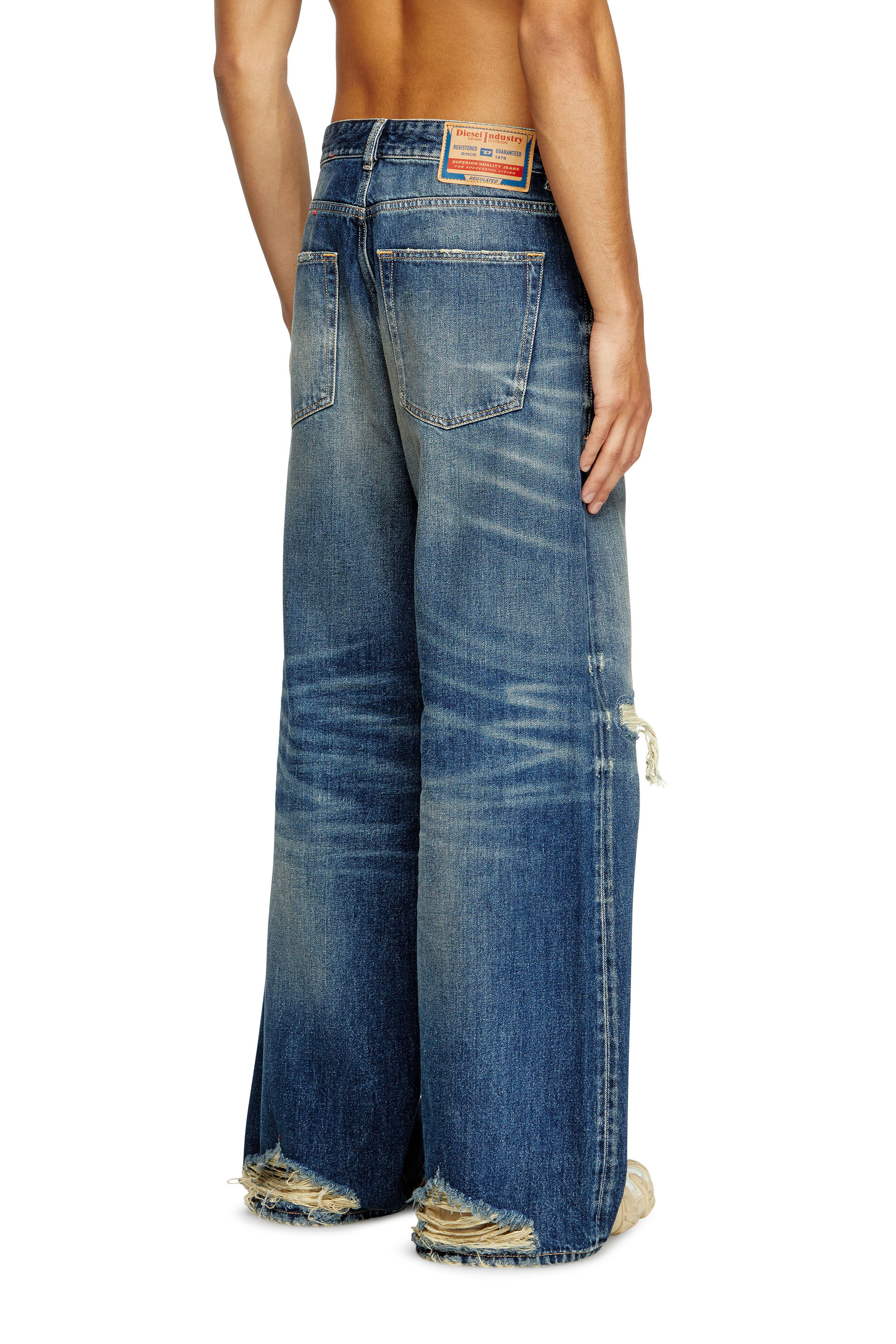 Men's Relaxed Jeans | Dark Blue | Diesel D-Rise