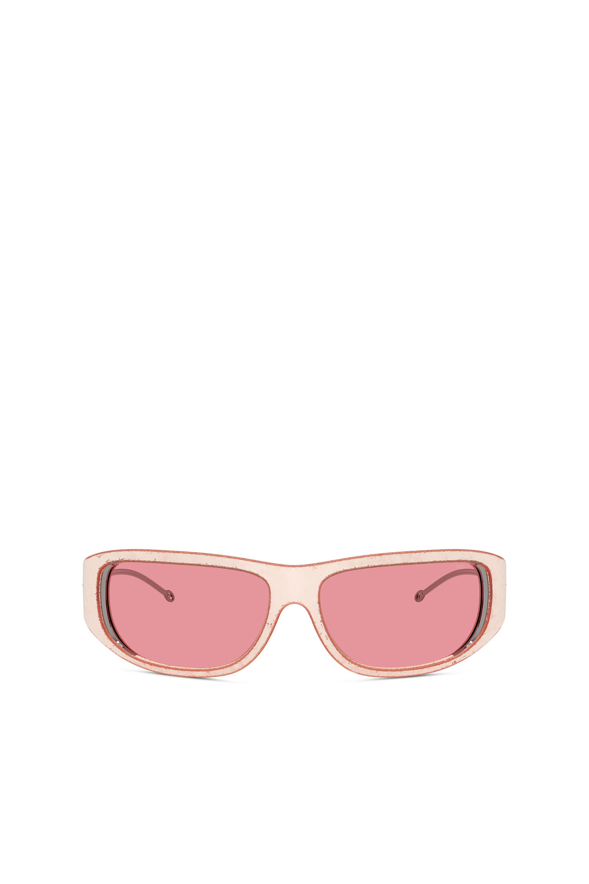 Diesel - 0DL3001, Gafas con estilo envolvente Unisex in Rosa - 1