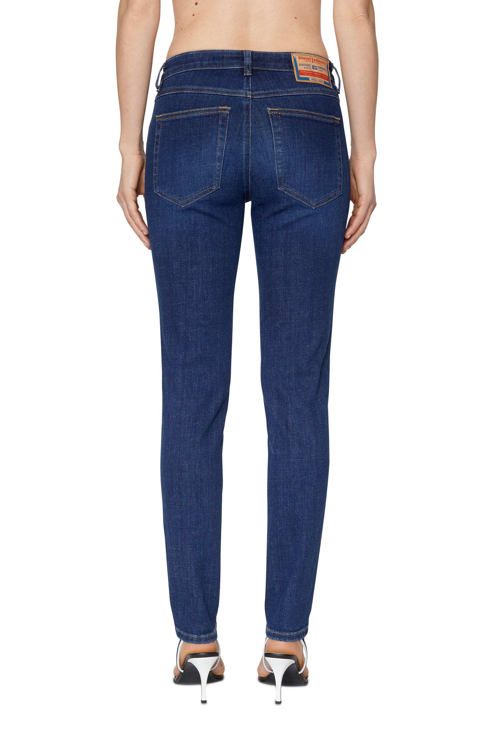 Diesel - Skinny Jeans 2015 Babhila 09C58, Azul Oscuro - Image 5