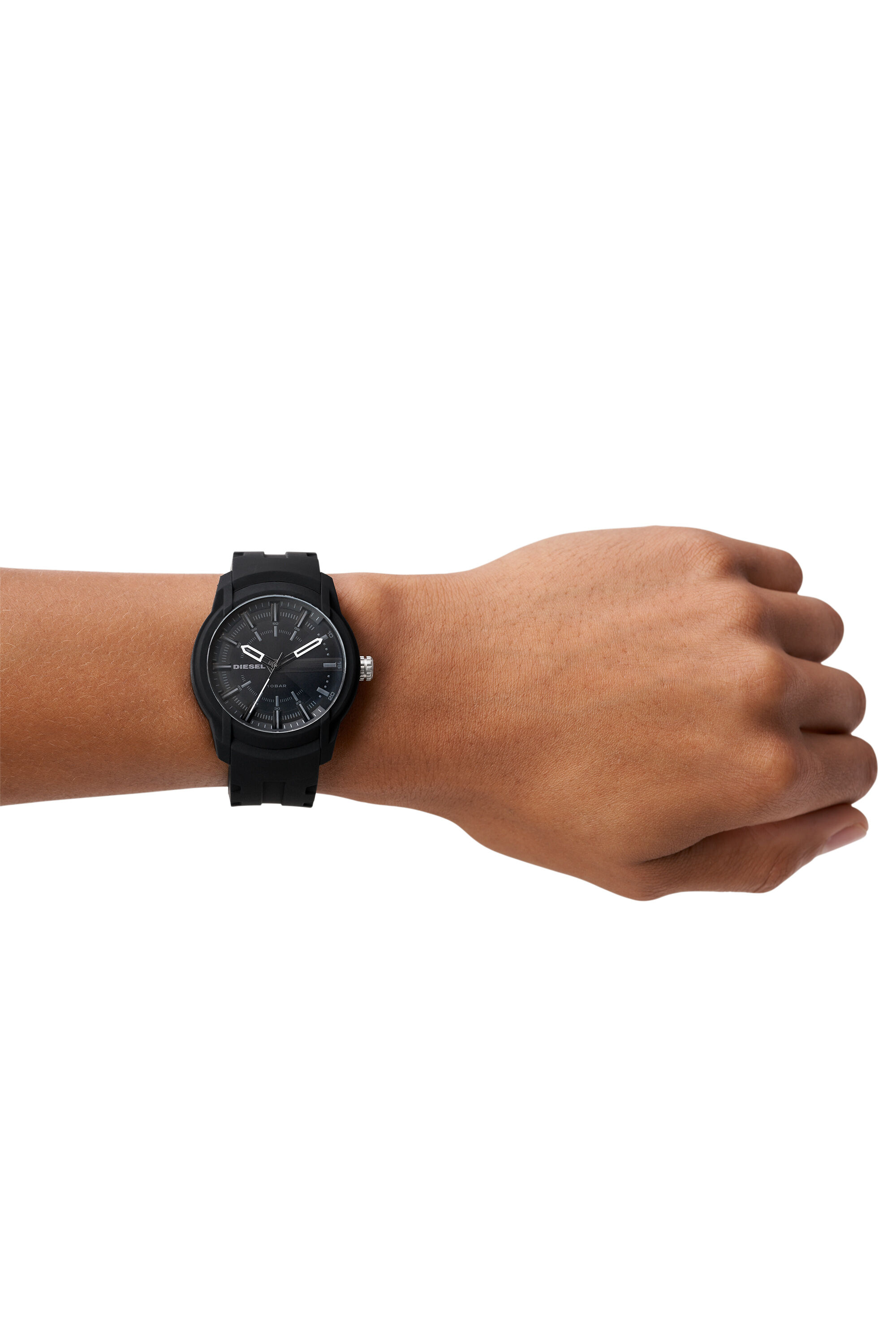 まとめ買いでお得 Man: DZ1830 Armbar Diesel | dial black with watch silicone 男性用
