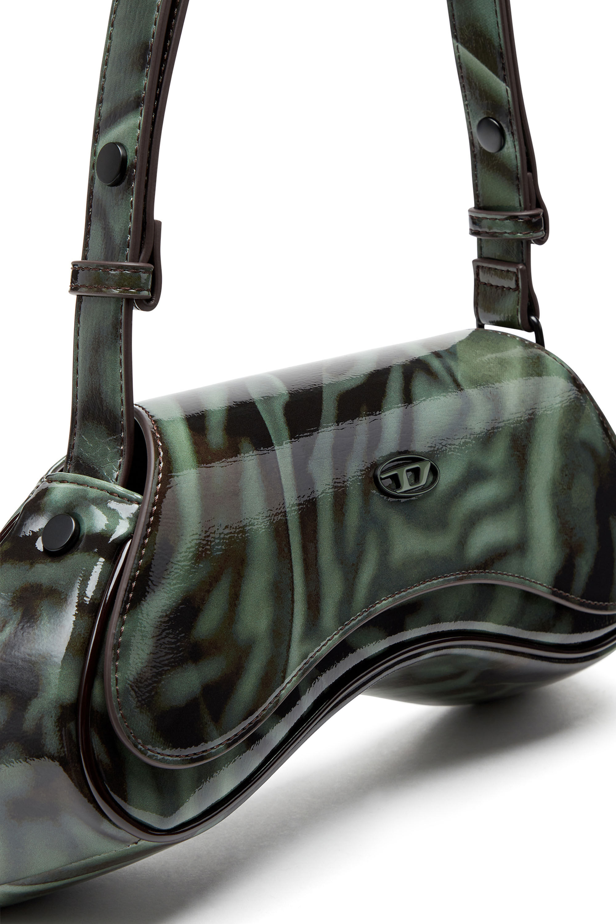 Women s Play Crossbody Crossbody bag with bleeding logo print