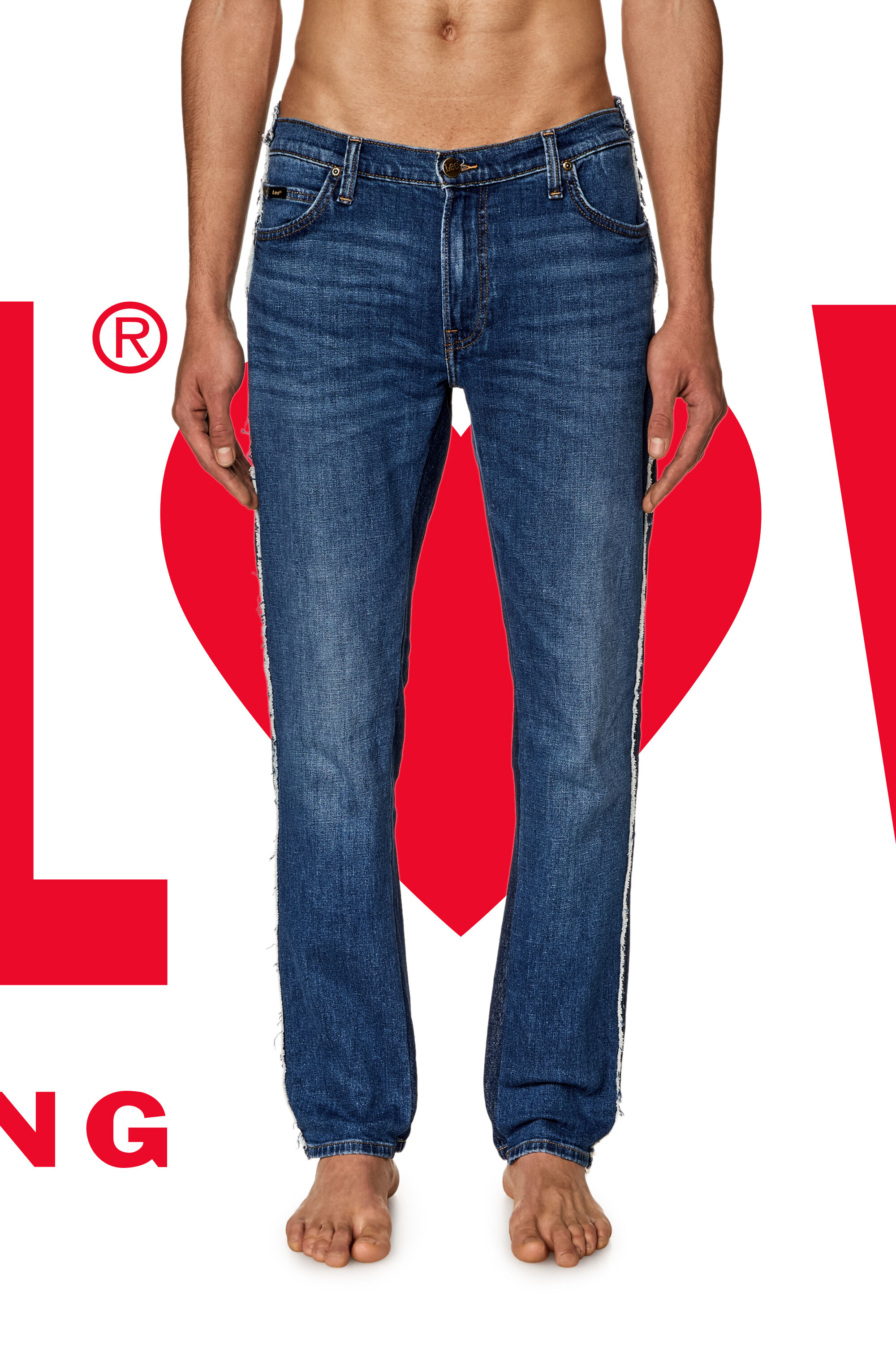 Straight Jeans | Medium blue | Diesel Dieseloves 04