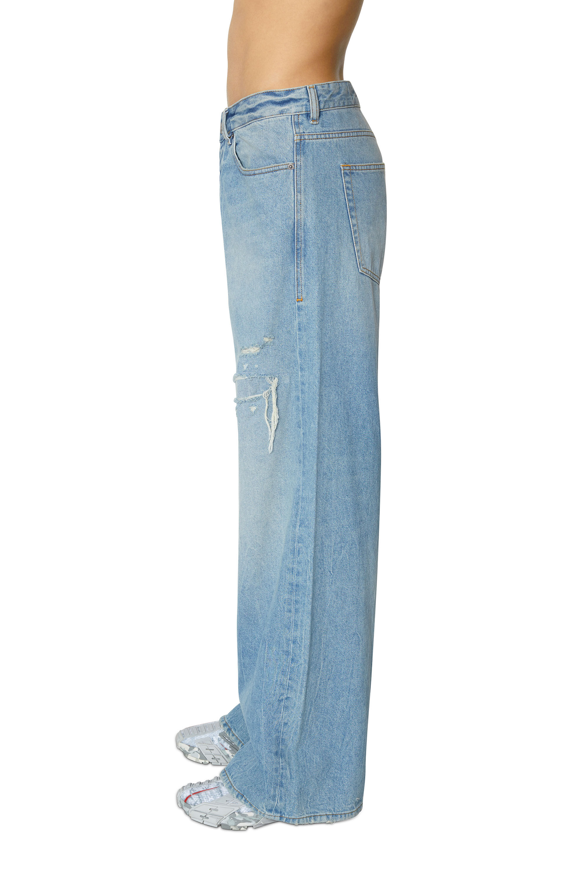 Diesel - D-Rise 09E25 Straight Jeans, Azul Claro - Image 5