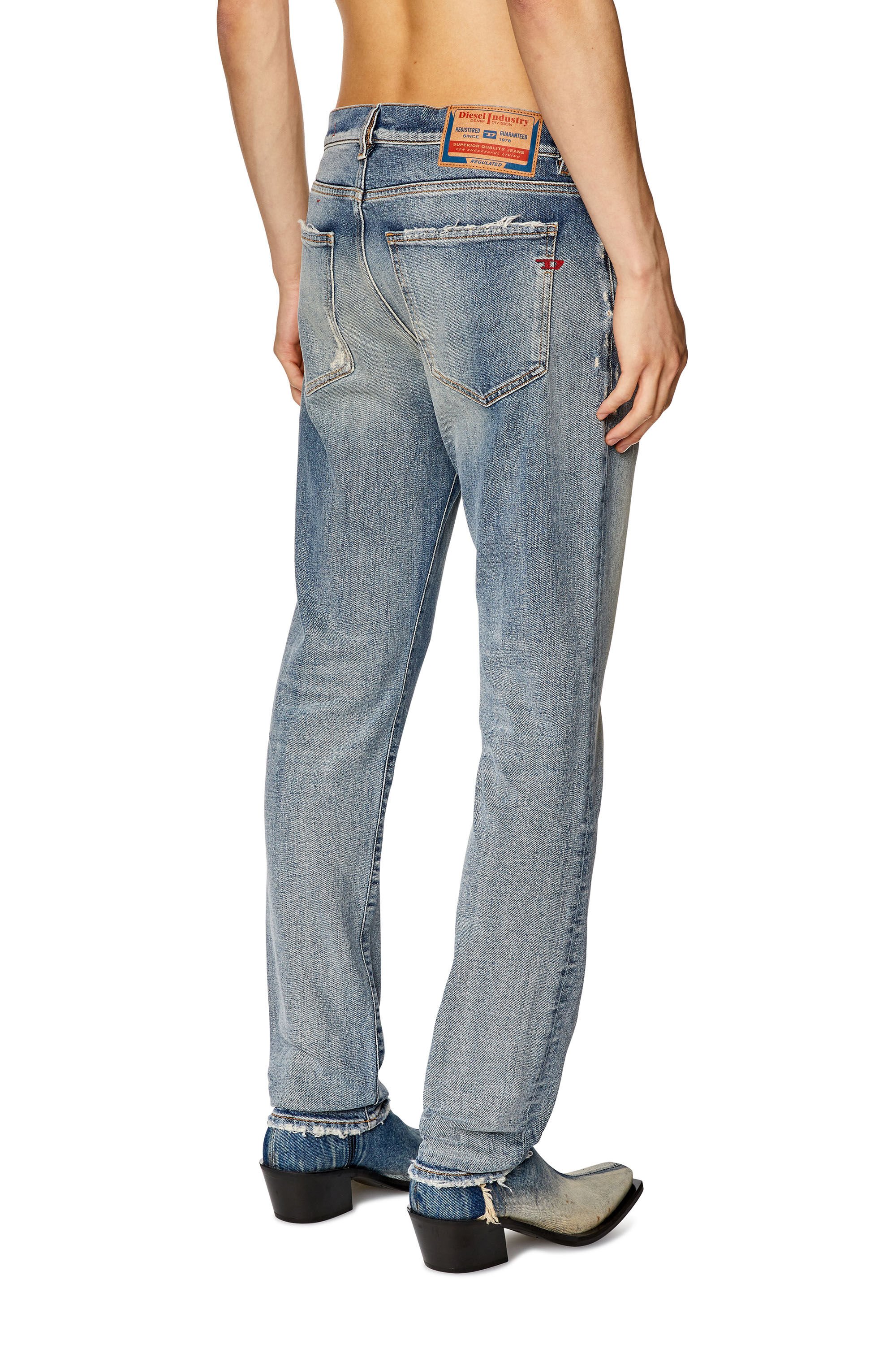 Diesel - Slim Jeans 2019 D-Strukt 007Q3, Azul Claro - Image 4