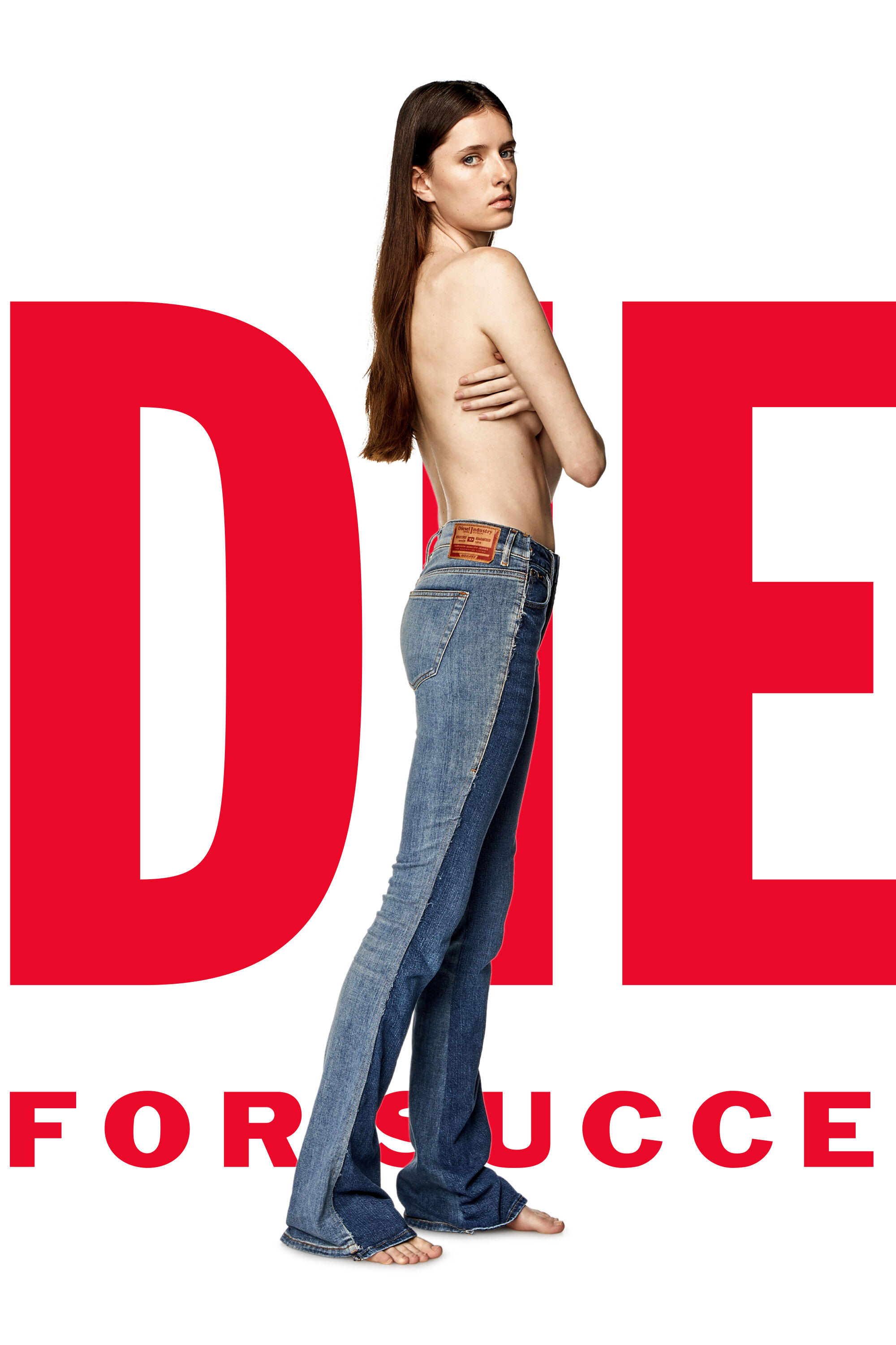 Diesel - Bootcut and Flare Jeans Dieseloves 02 09K46, Azul medio - Image 1