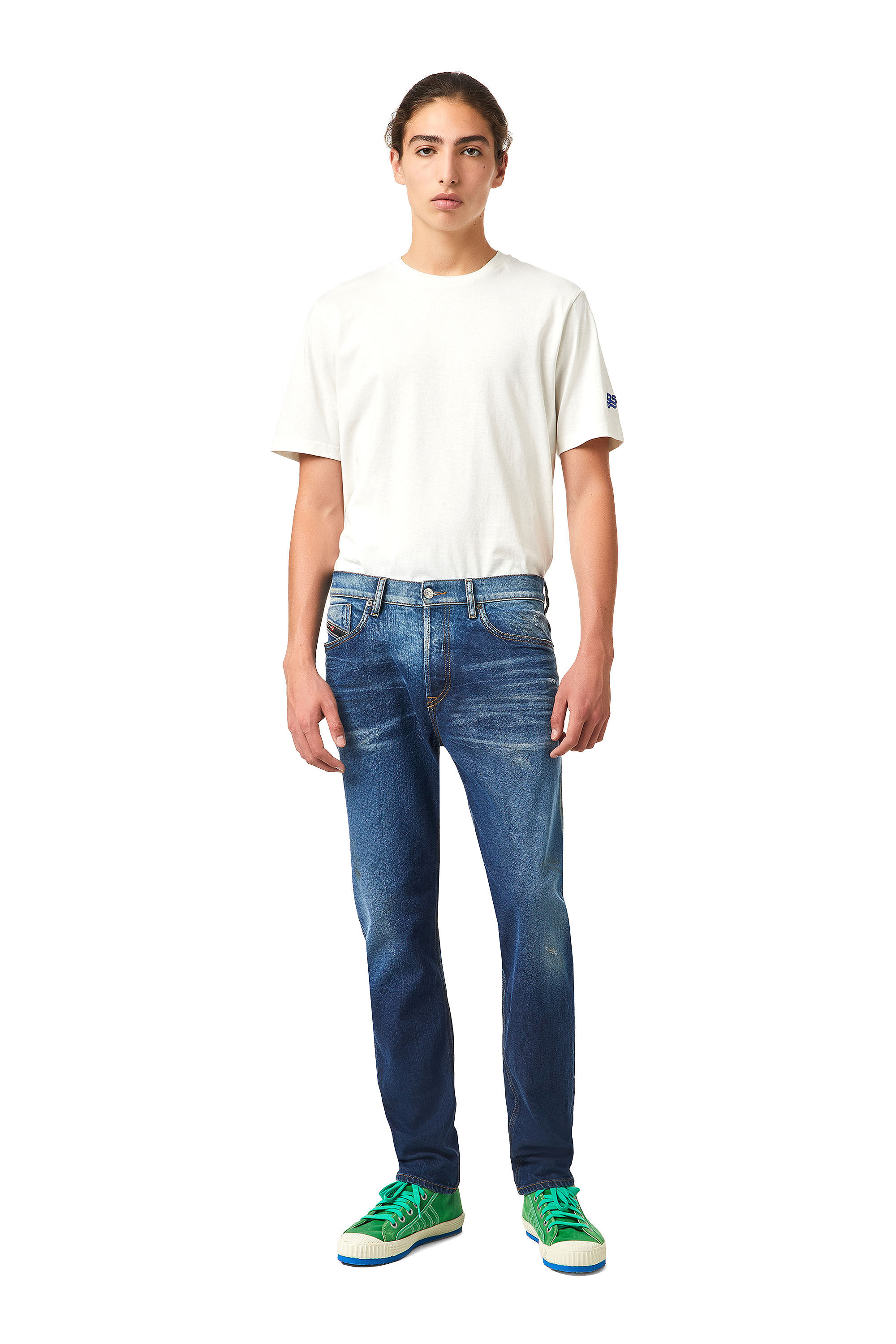 Diesel - Tapered Jeans 2005 D-Fining 09A96, Azul medio - Image 1
