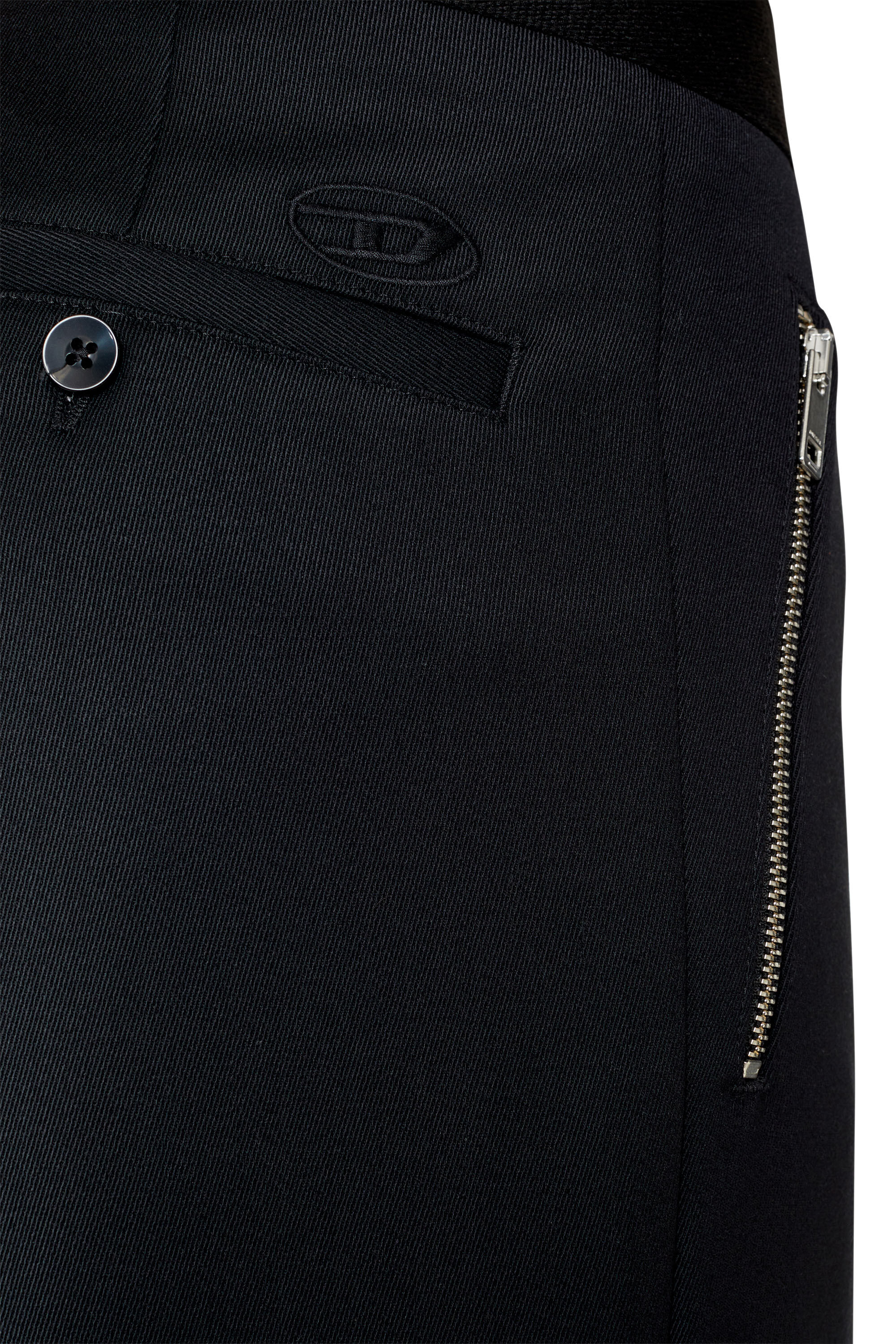 P-GOLD Man: Wool-blend pants with utility details | Diesel