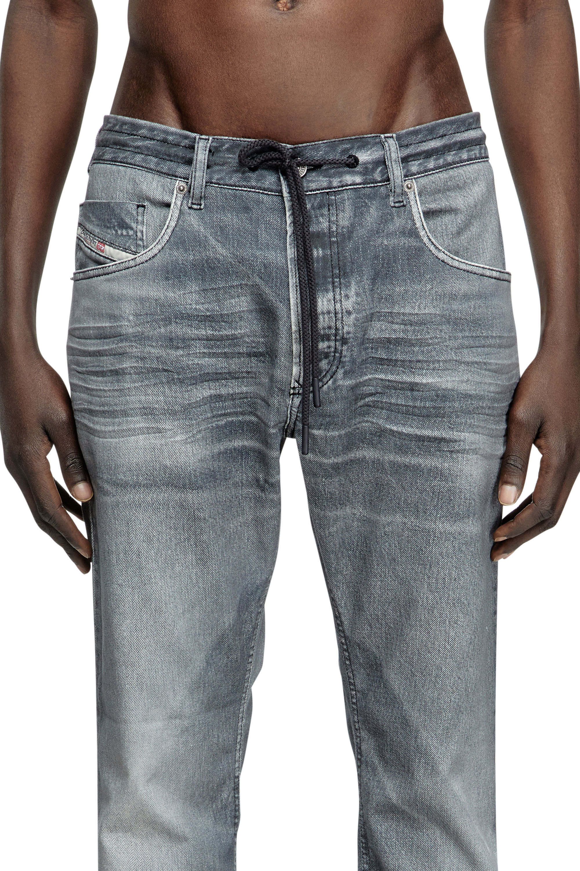 Men's Regular Jeans | Light Blue | Diesel 2030 D-Krooley Men's Regular Jeans | Light Blue | Diesel 2030 D-Krooley