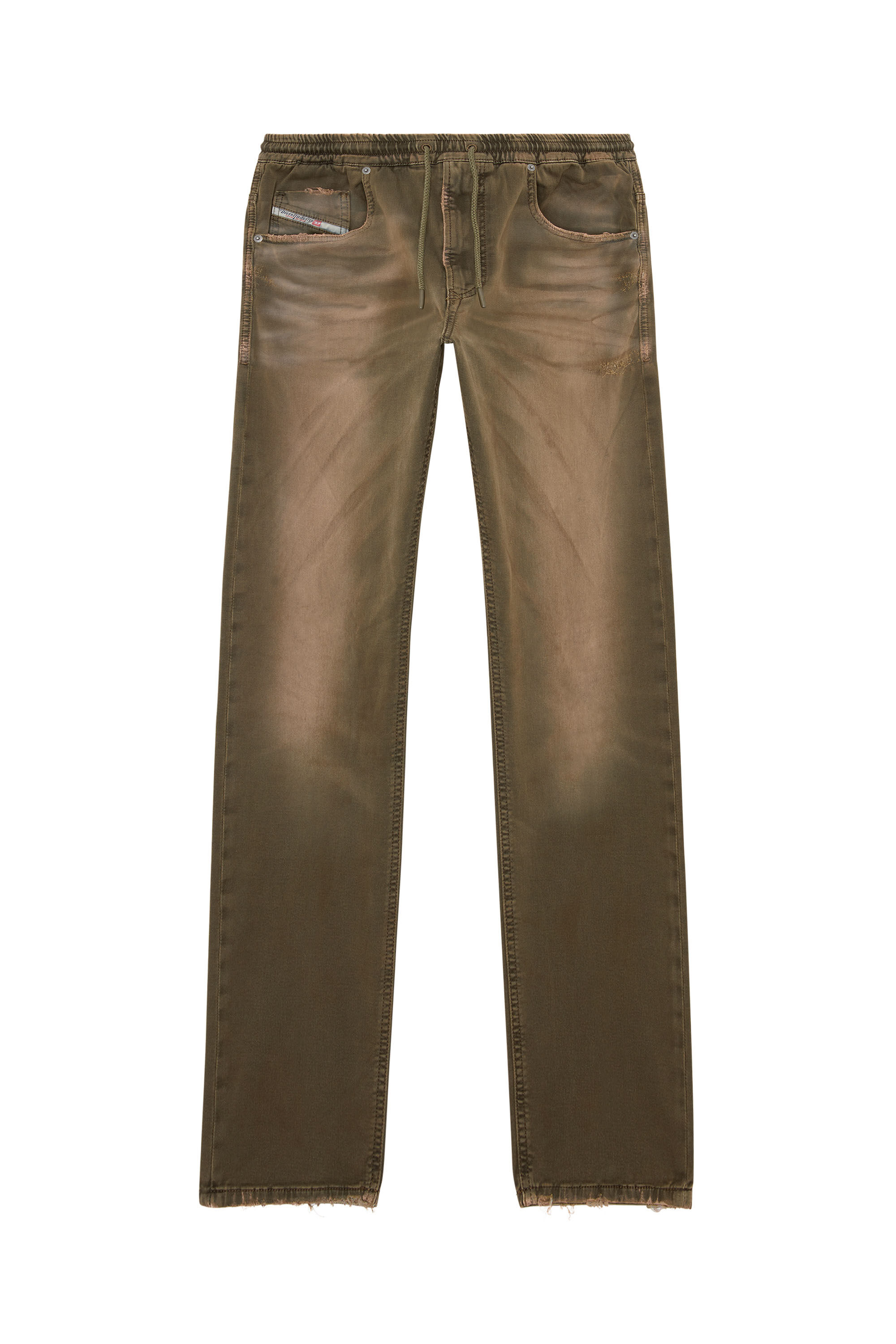 Diesel - Regular 2030 D-Krooley Joggjeans® 068LW Hombre, Verde Militar - 2