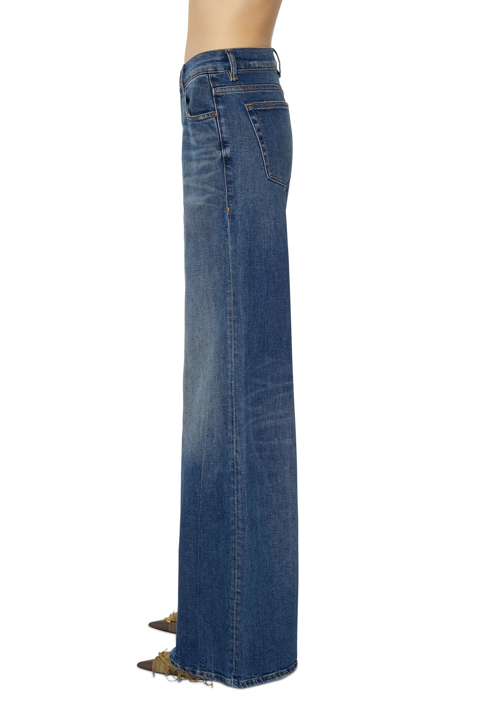 Diesel - 1978 D-Akemi 09E66 Bootcut and Flare Jeans, Dark Blue - Image 6
