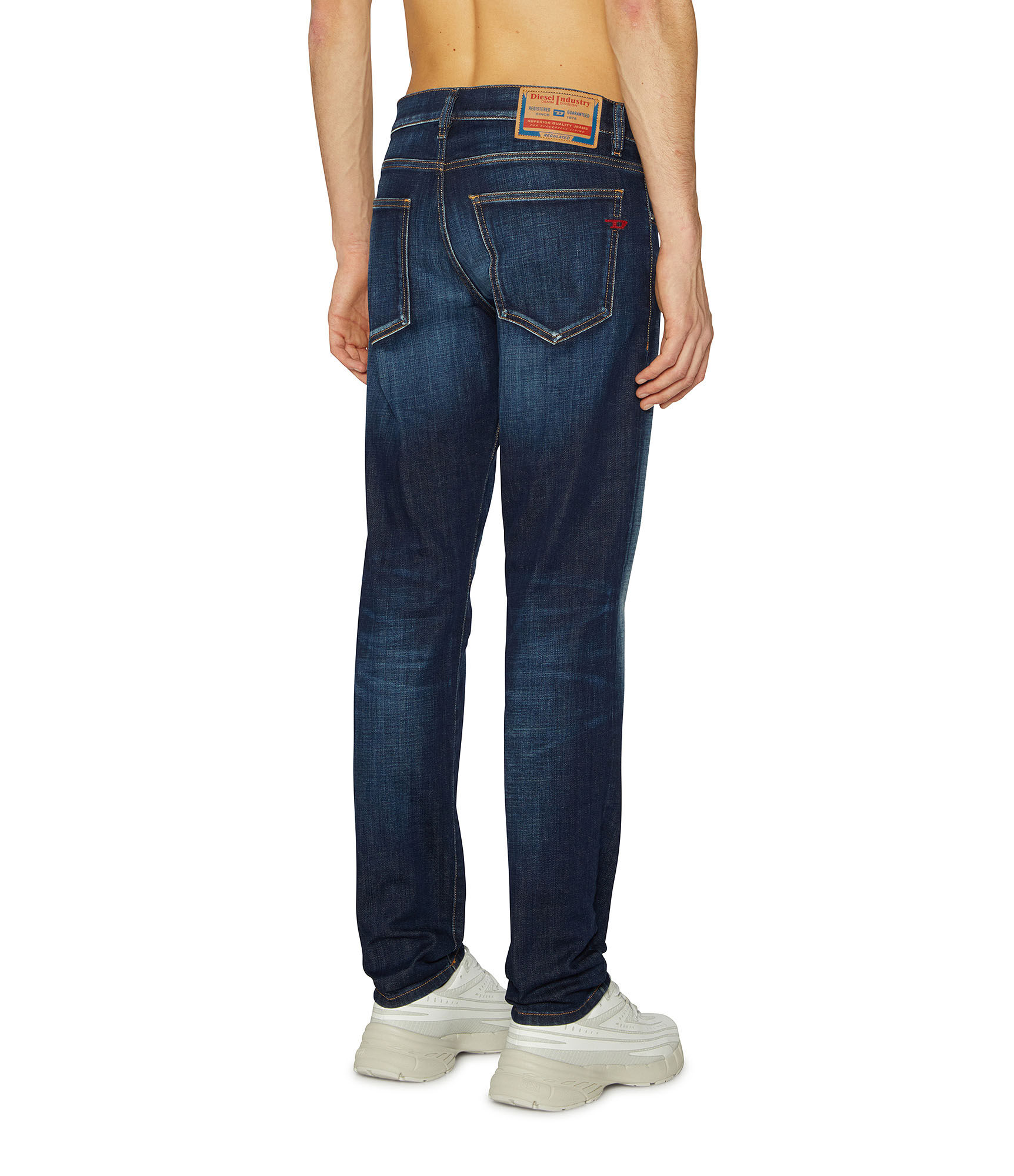 ◆DIESEL◆ 2019 D STRUCTURED DENIM PANTS BLUE A03562007M501 Men's Slim Jeans | Dark Blue | Diesel 2019 D-Strukt
