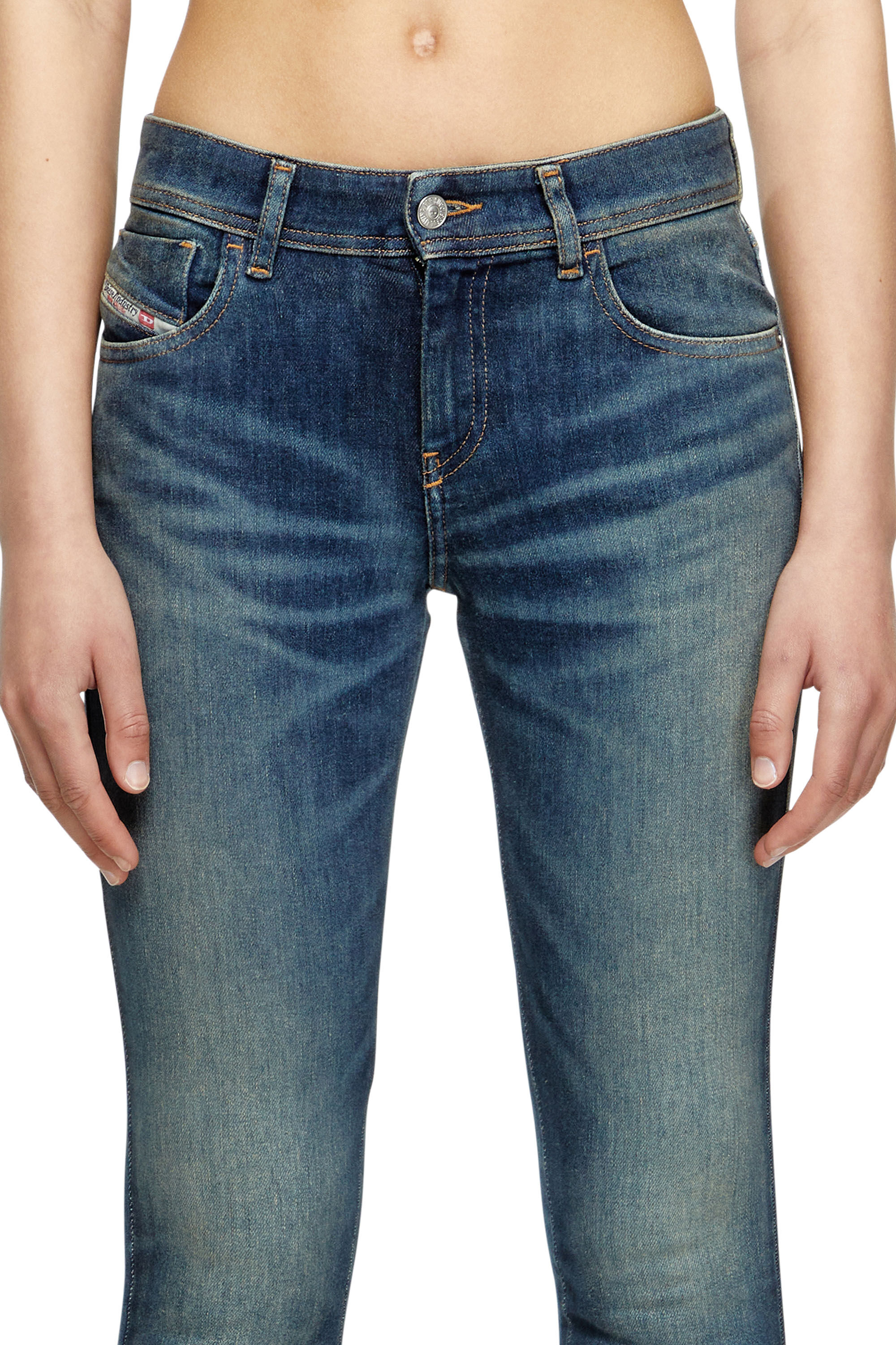 Diesel - Woman's Skinny Jeans 2017 Slandy 09L95, Medium blue - 4