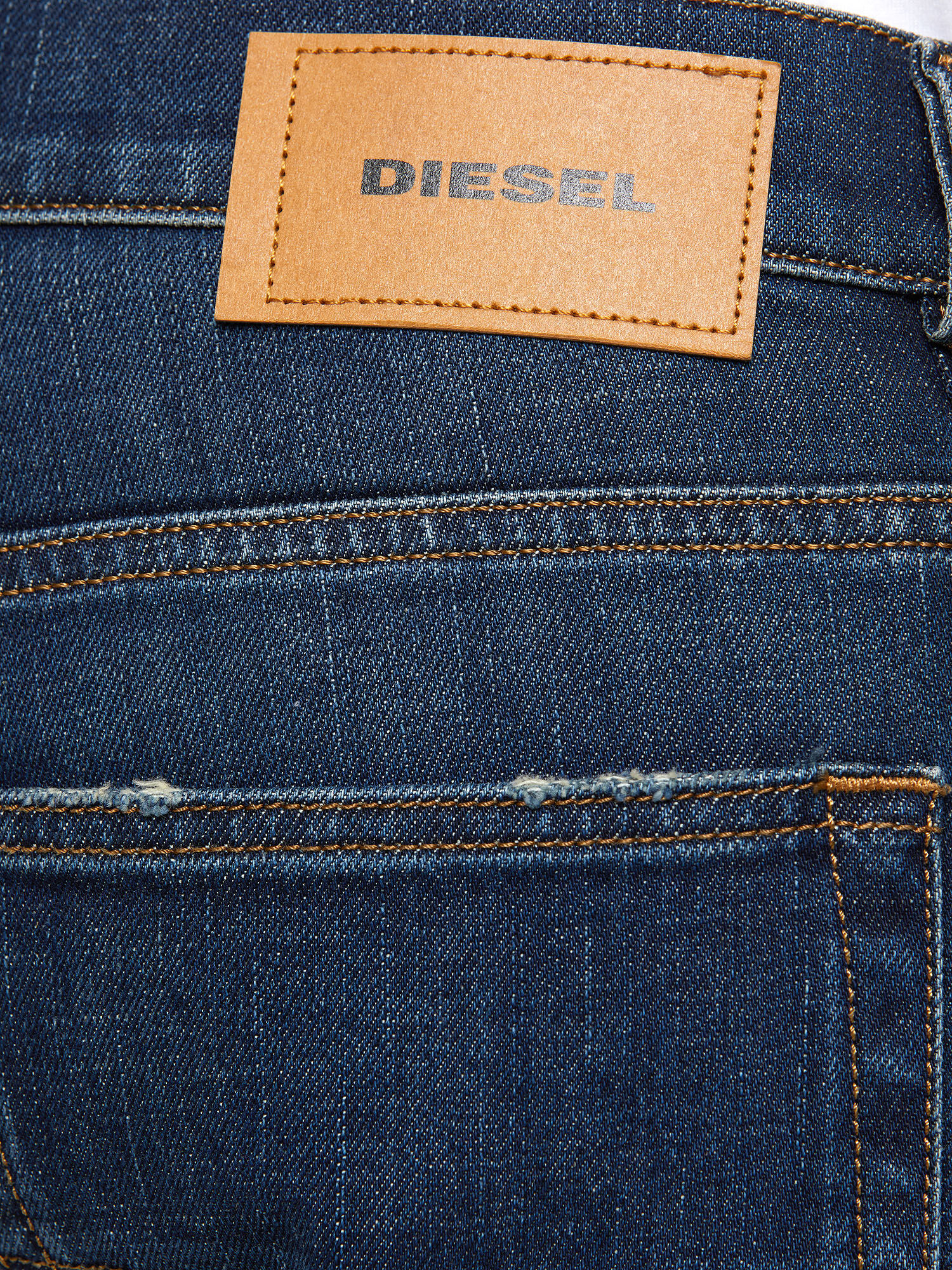 Diesel - D-Luster 009EL Slim Jeans, Dark Blue - Image 4