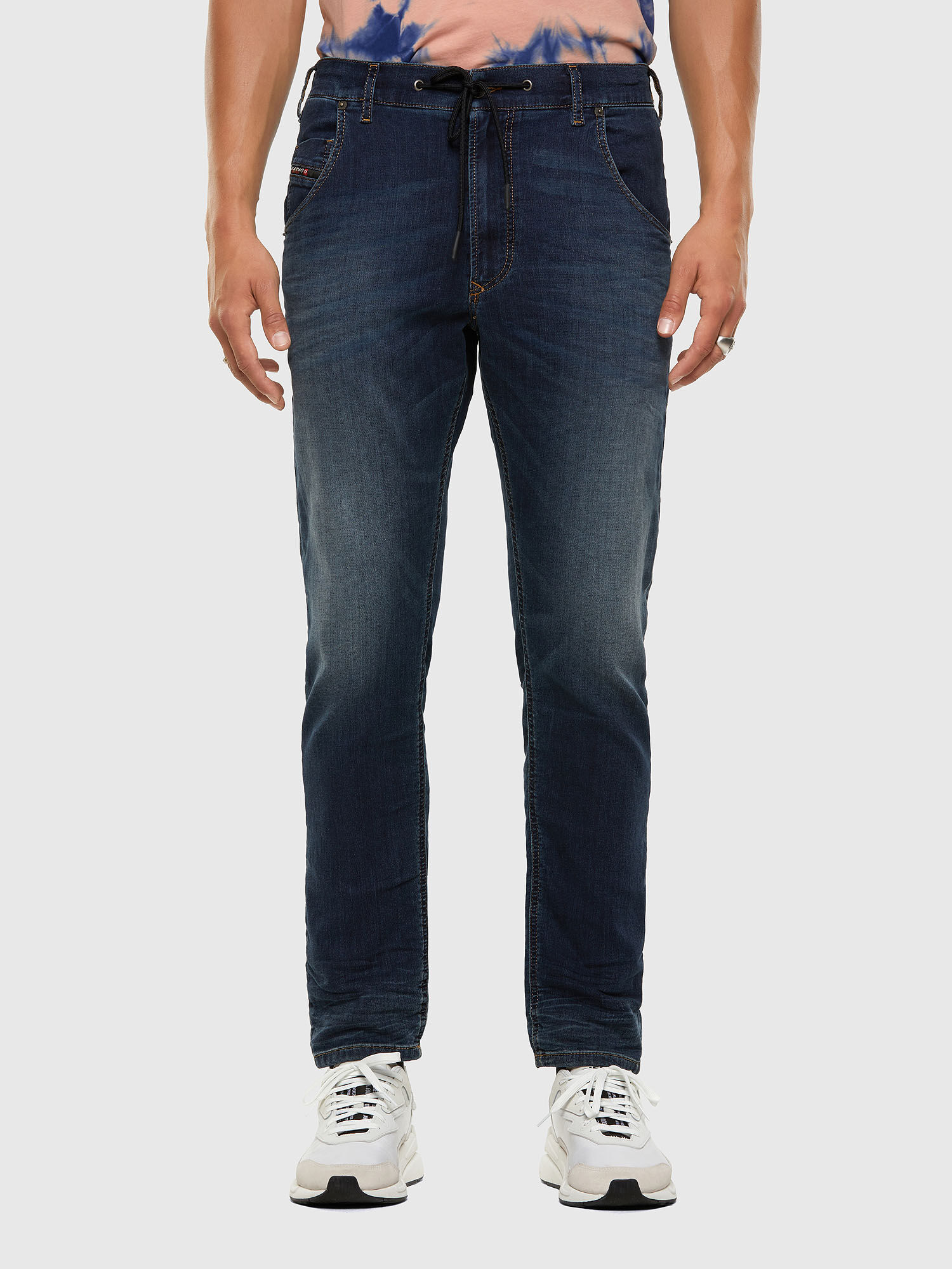 Krooley JoggJeans 069NE Man: Tapered Dark blue Jeans | Diesel