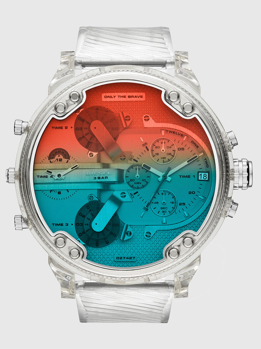Dz7427 Man Mr Daddy 2 0 Three Hand White Watch Diesel