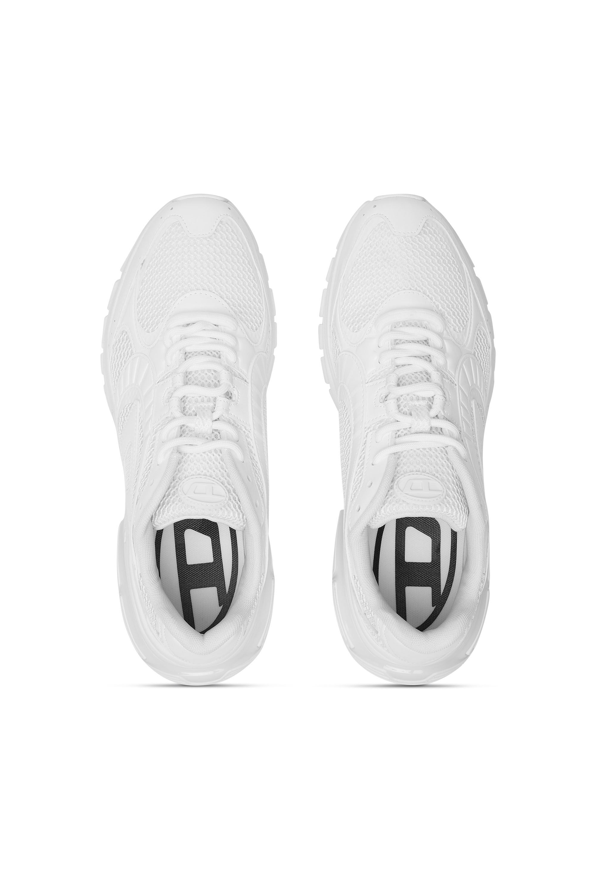 Men's S-Pro-V-Dense-Mesh sneakers with Oval D logo | White Men's S-Pro-V-Dense-Mesh sneakers with Oval D logo | White