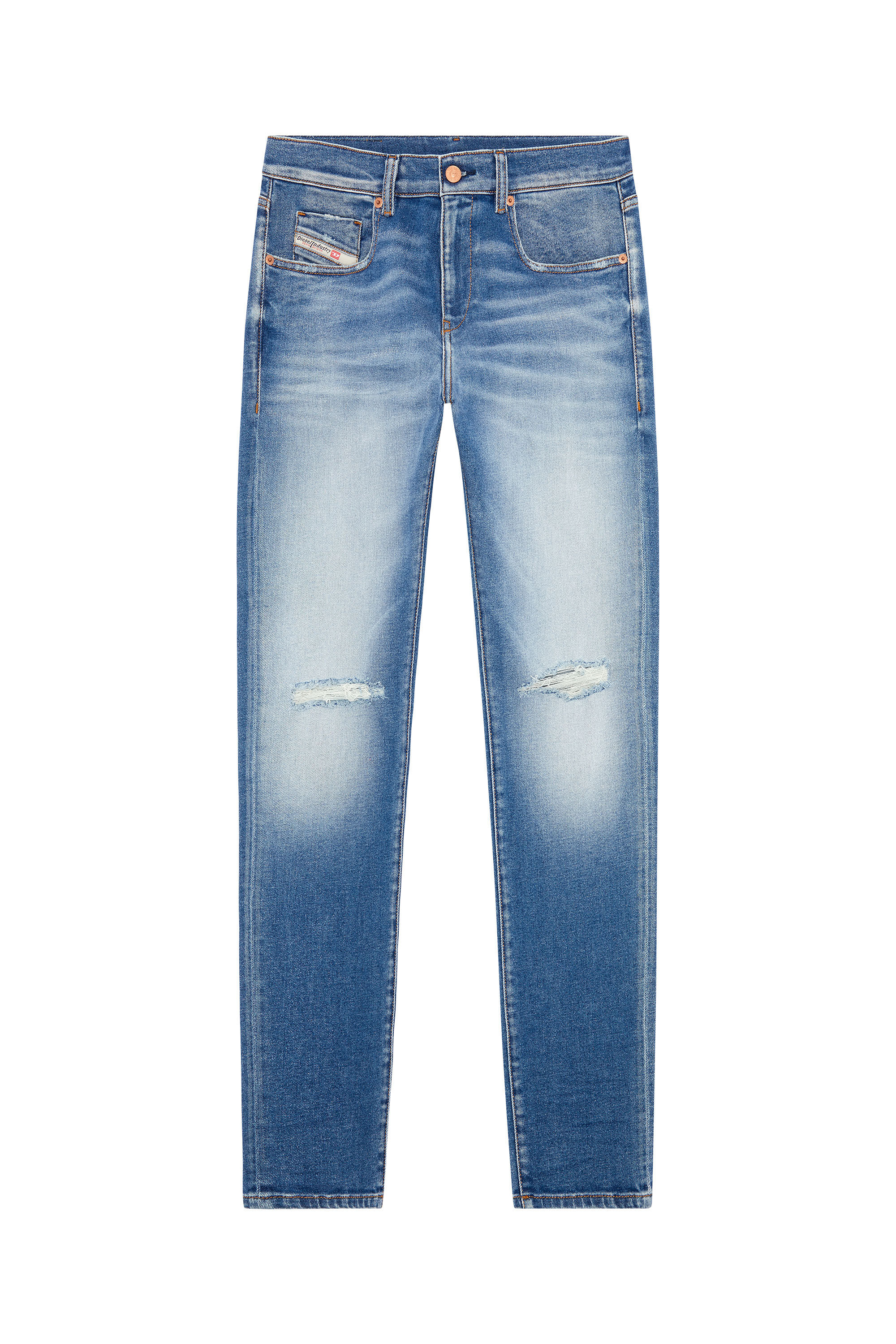 Diesel - Slim Jeans 2019 D-Strukt E9C87, Azul medio - Image 2