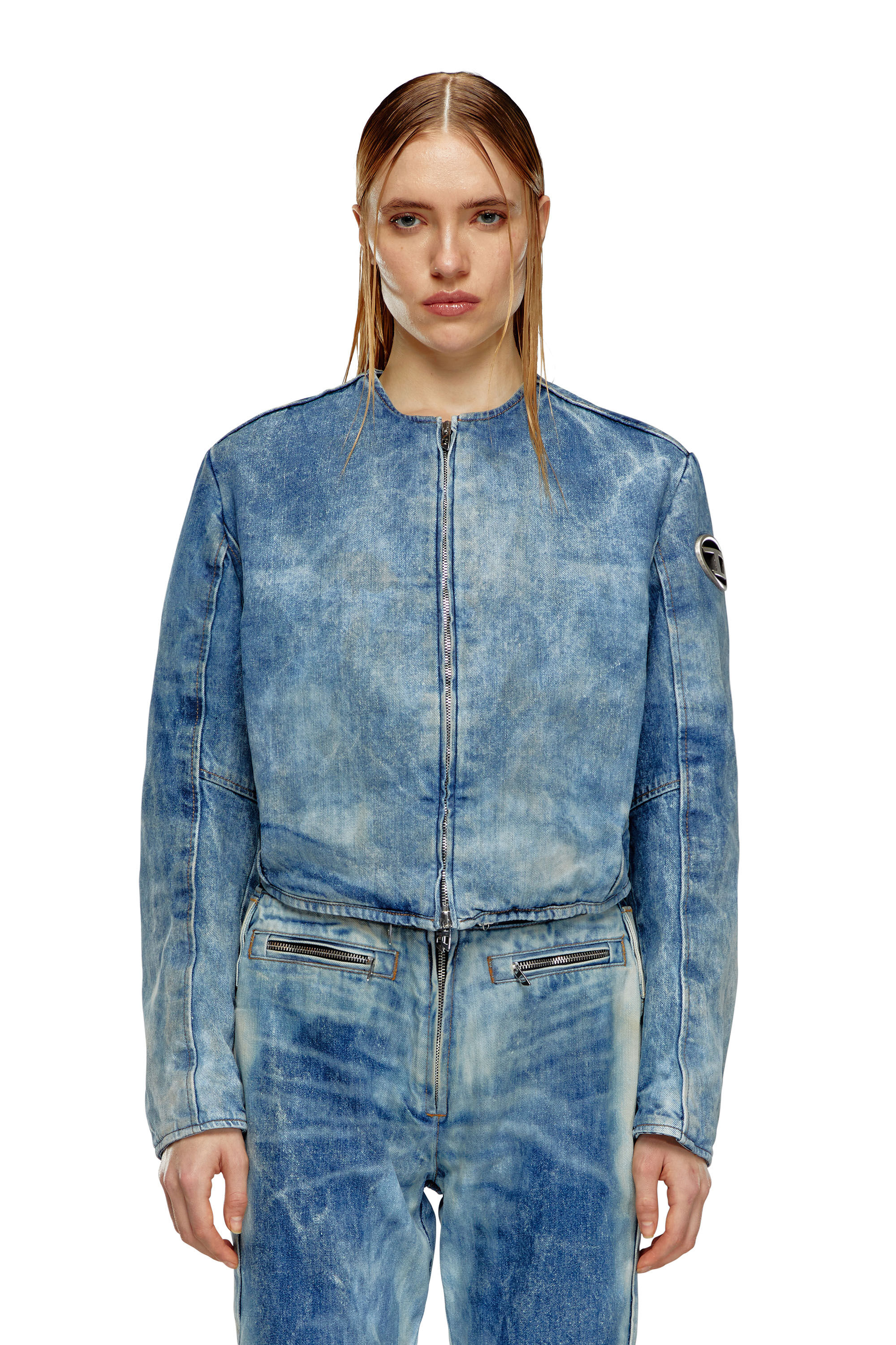 Washed Denim Jacket - Diesel - Spring-Summer 2025 | WE IN STYLE