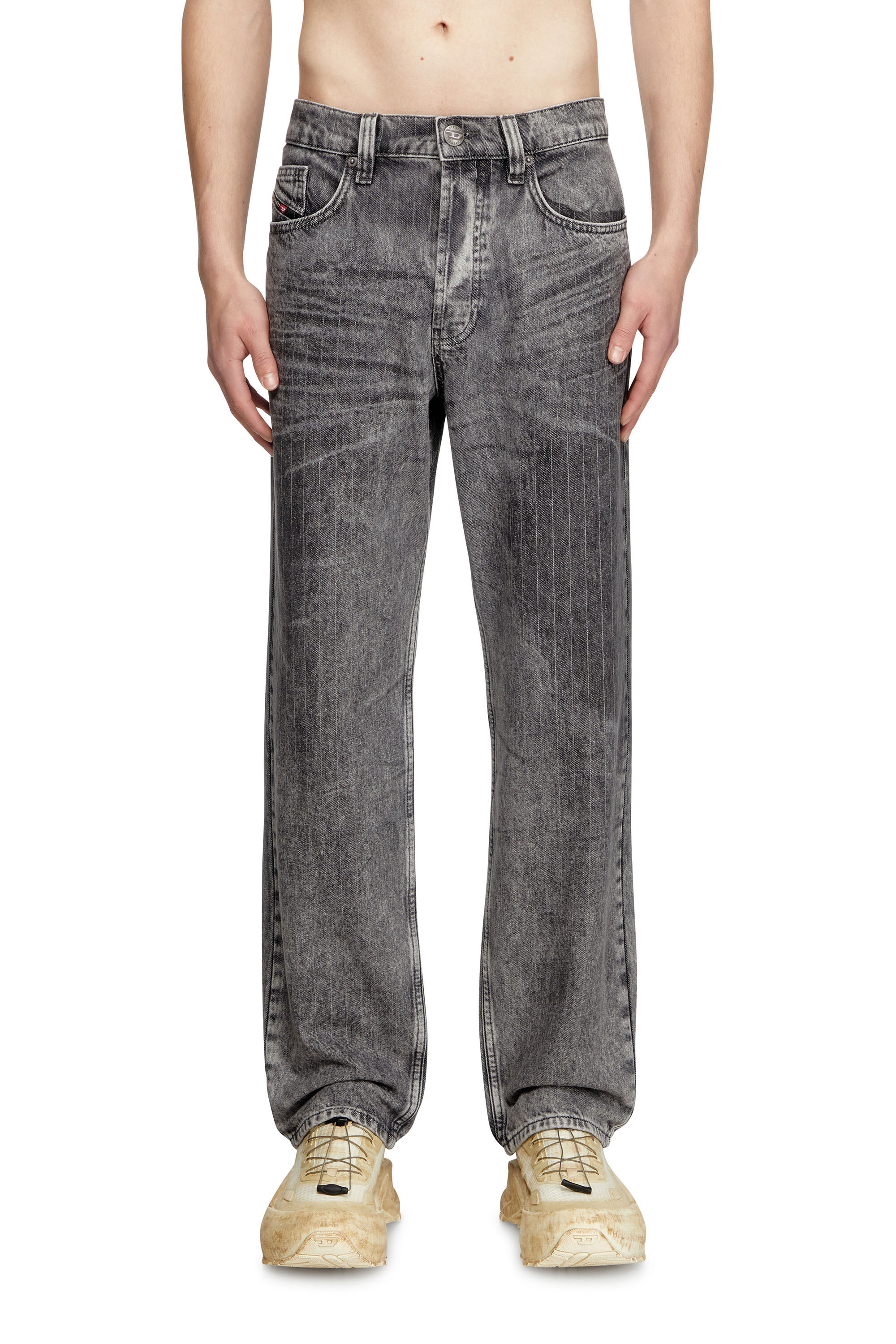 Diesel - Regular Jeans 2024 D-Macs 0ABCU Hombre, Gris Claro - 3