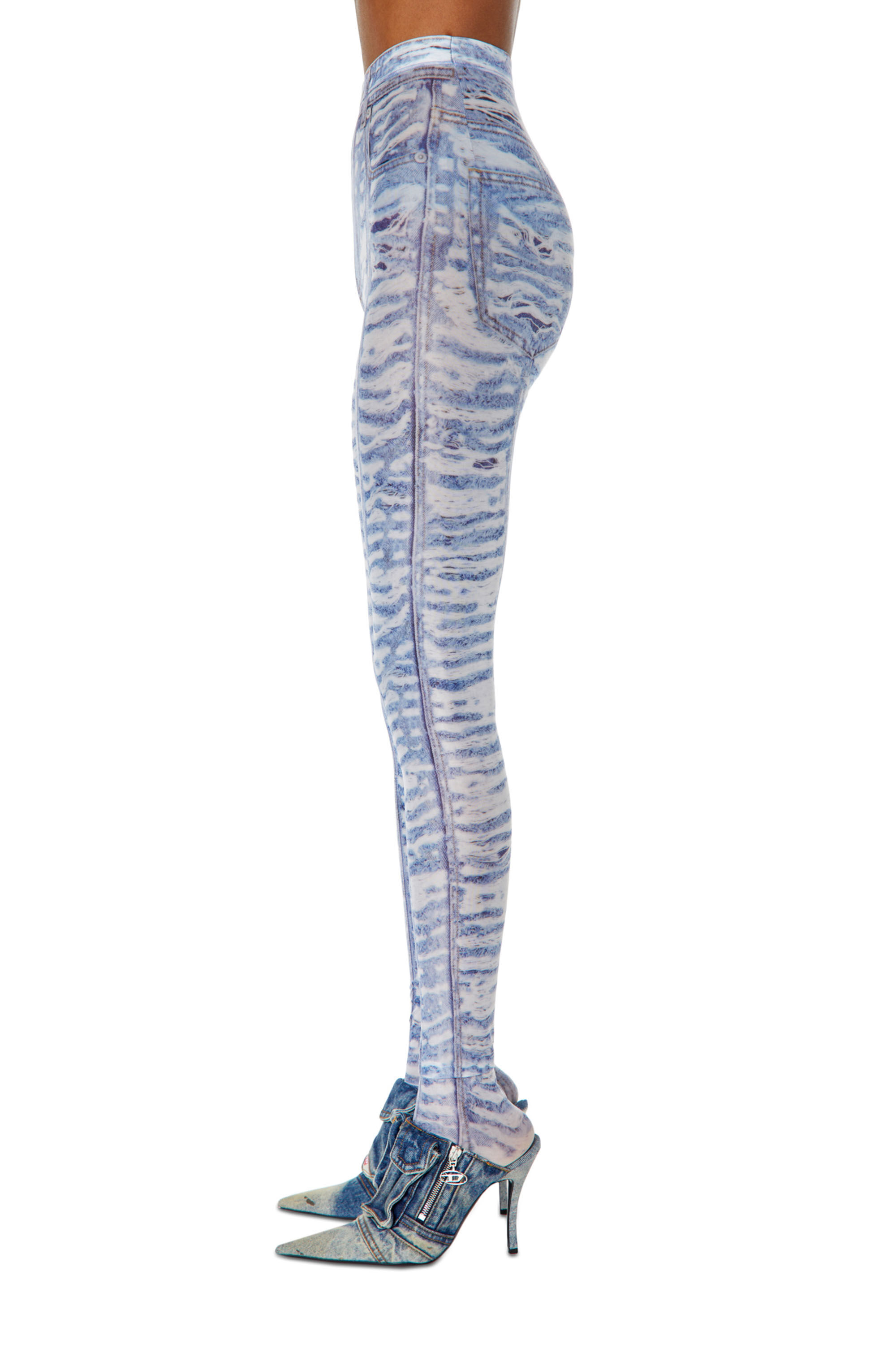 P-KOLL-E3 Woman: Leggings in camo-printed nylon