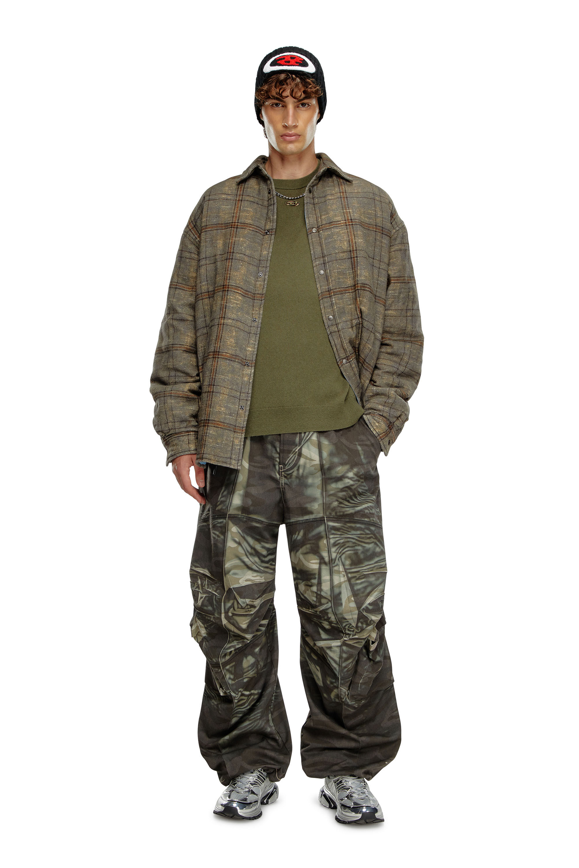 Men's Wool and cashmere jumper | Green | Diesel