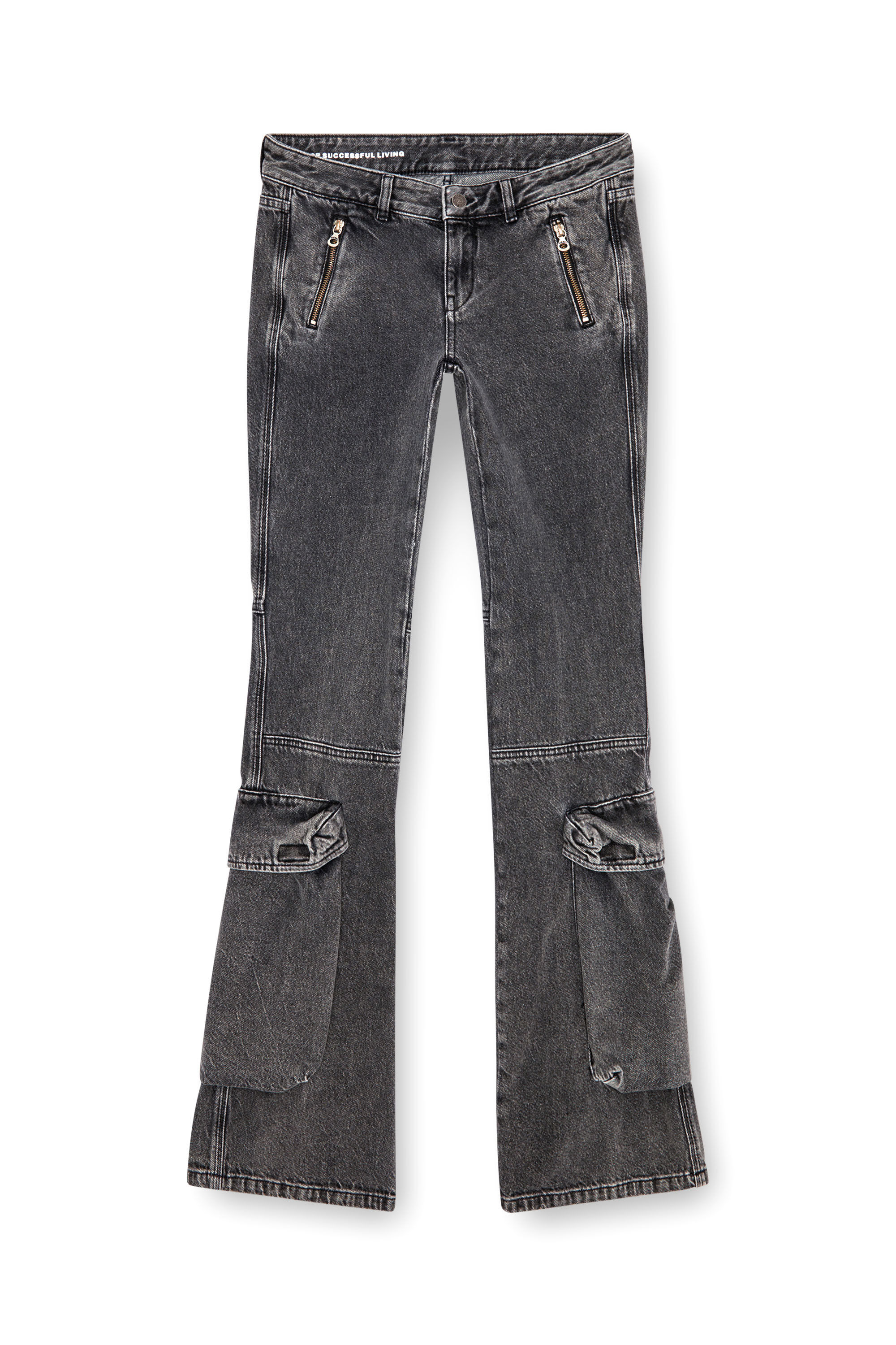 Women's Bootcut Jeans | Black/Dark grey | Diesel D-Poky Women's Bootcut Jeans | Black/Dark grey | Diesel D-Poky