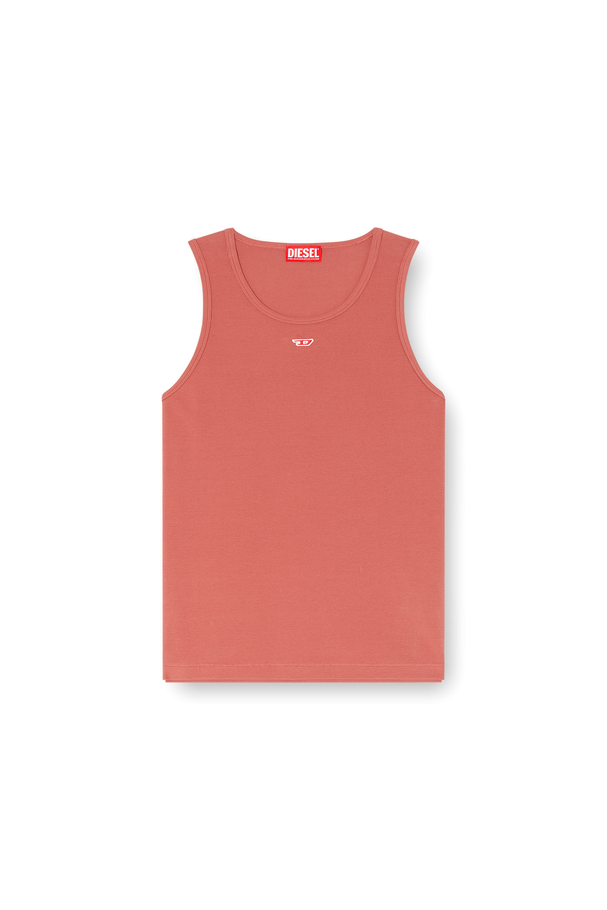 Diesel - T-LIFTY-D, Camiseta sin mangas con mini parche con el logotipo D Hombre in Multicolor - 2