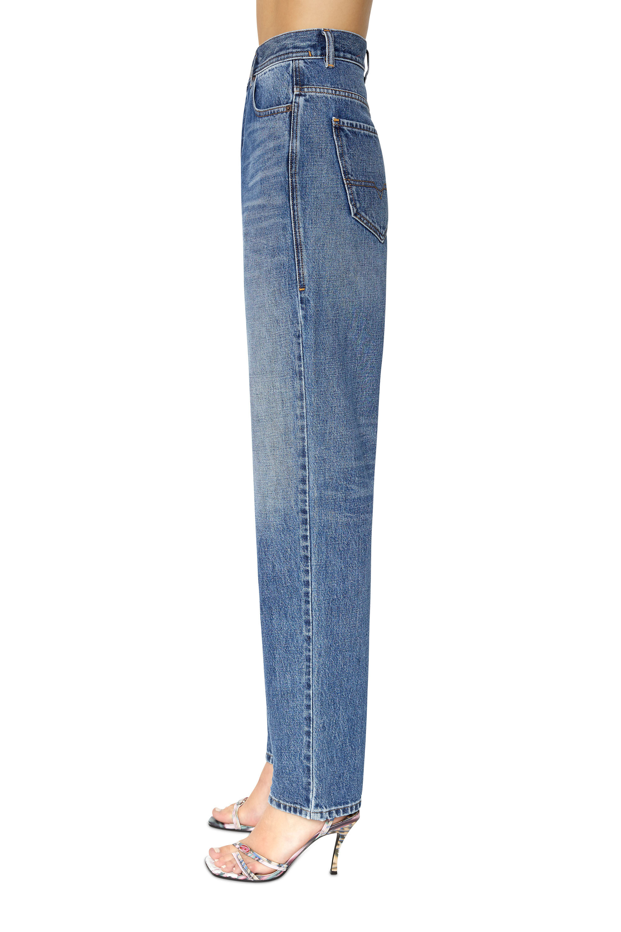 関税送料込♪DIESEL/1956 D-Tulip High Waist Jeans 1956 D-Tulip Woman: Straight medium blue Jeans | Diesel