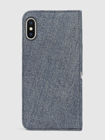 DENIM IPHONE X FOLIO, Blue Jeans Diesel - DENIM IPHONE X FOLIO, Blue Jeans - Flip covers - Image 3