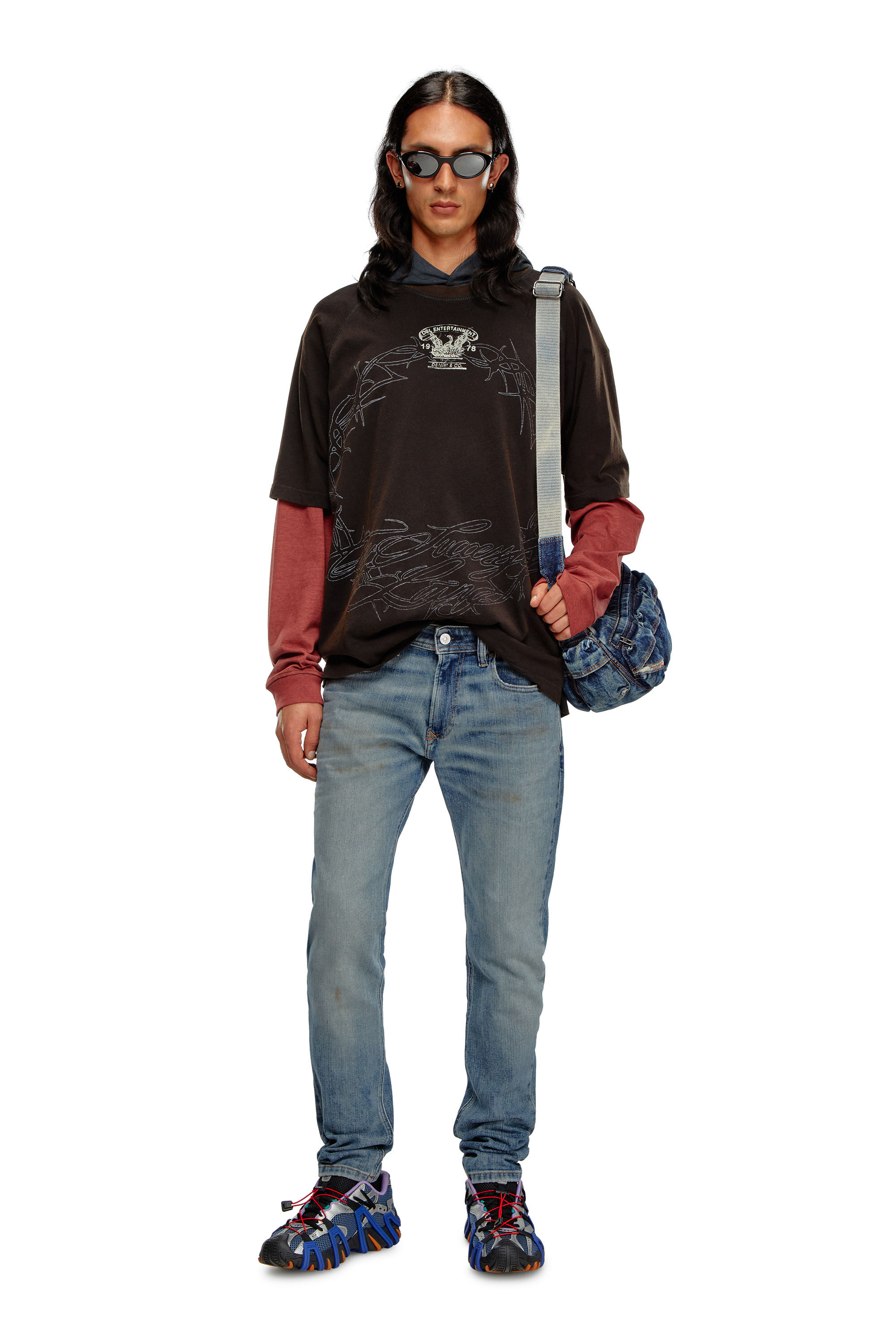 Diesel - Man's Skinny Jeans 1979 Sleenker 0GRDE, Medium blue - 1