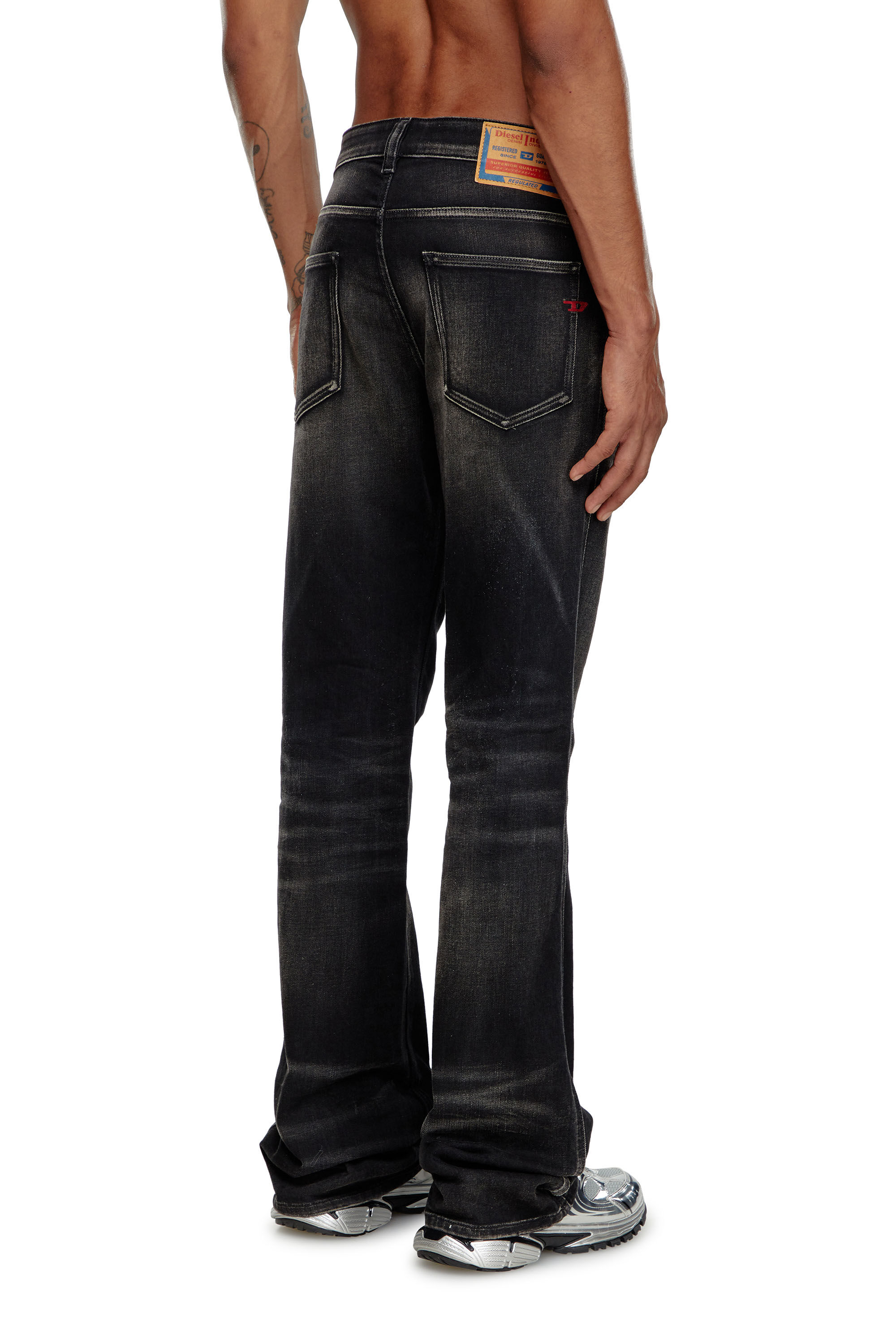 Diesel - Hombre Bootcut Jeans 1998 D-Buck 09J53, Negro/Gris oscuro - Image 4