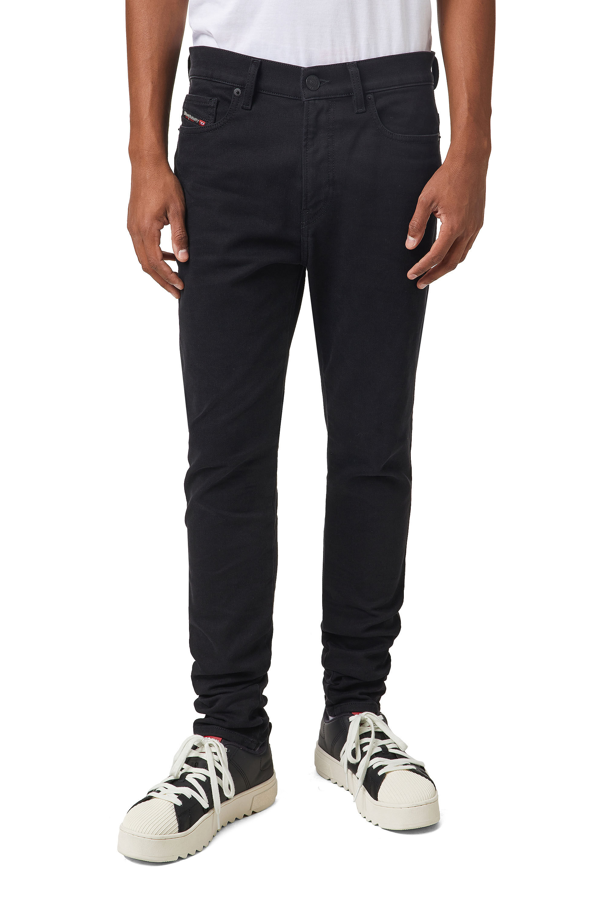 Diesel - D-Amny JoggJeans® Z9A29 Skinny, Black/Dark grey - Image 3