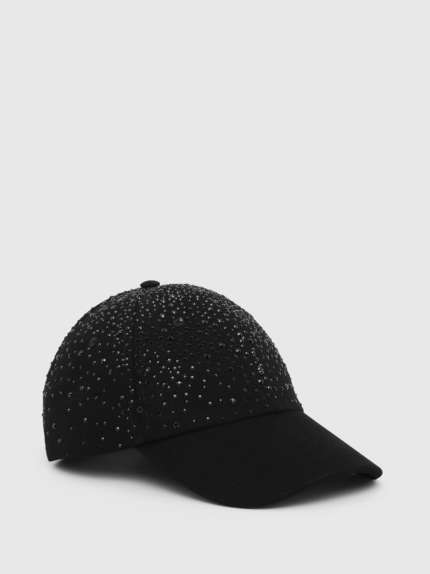 CIWAS-SW Denim cap with Swarovski