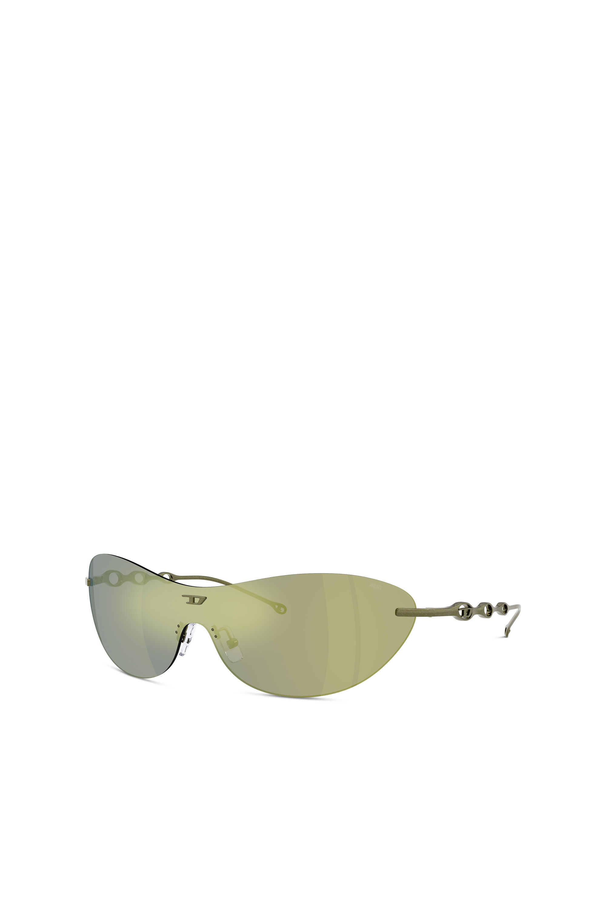Women's Iconic oval sunglasses | Green | Diesel