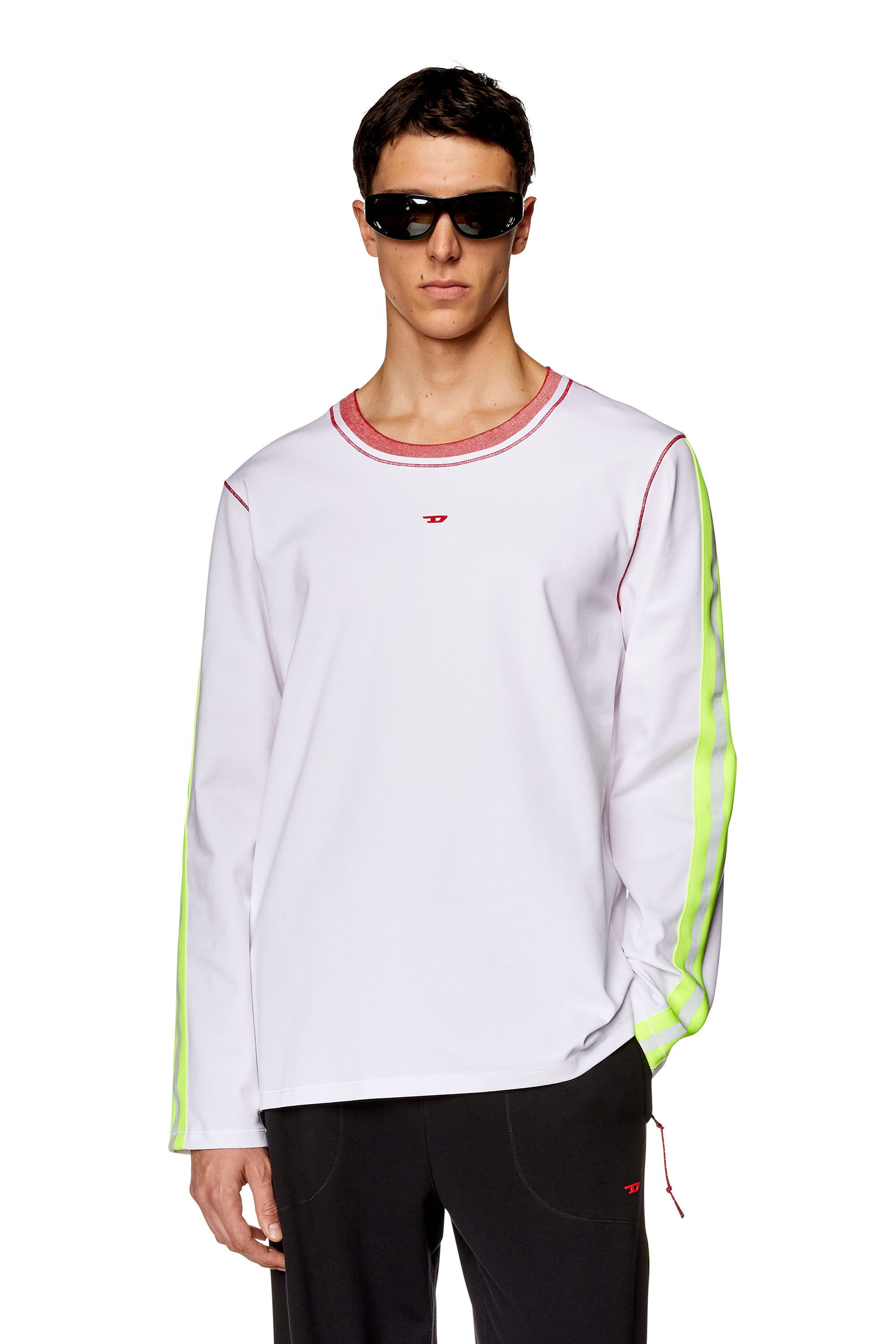 Men's Long-sleeve T-shirt with reflective bands | Multicolor