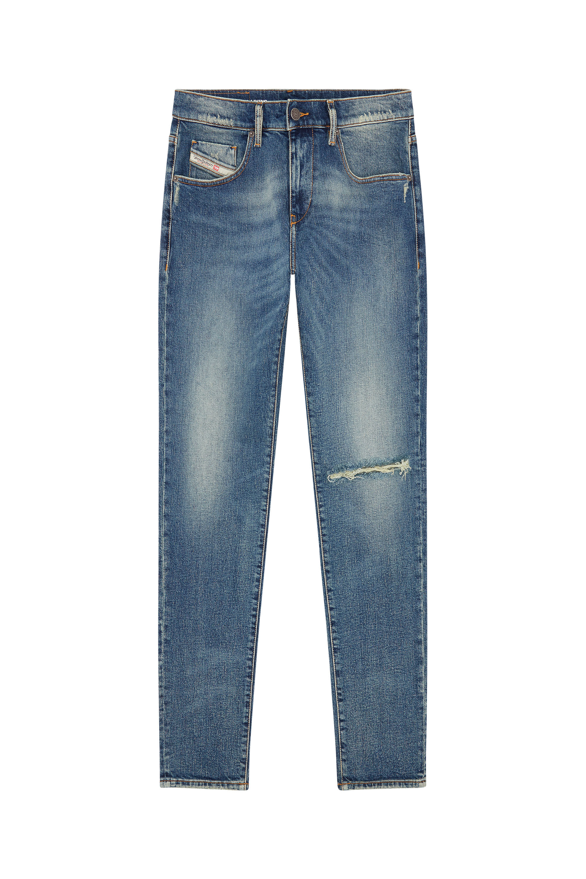 Diesel - Slim Jeans 2019 D-Strukt 007M5, Azul Oscuro - Image 2