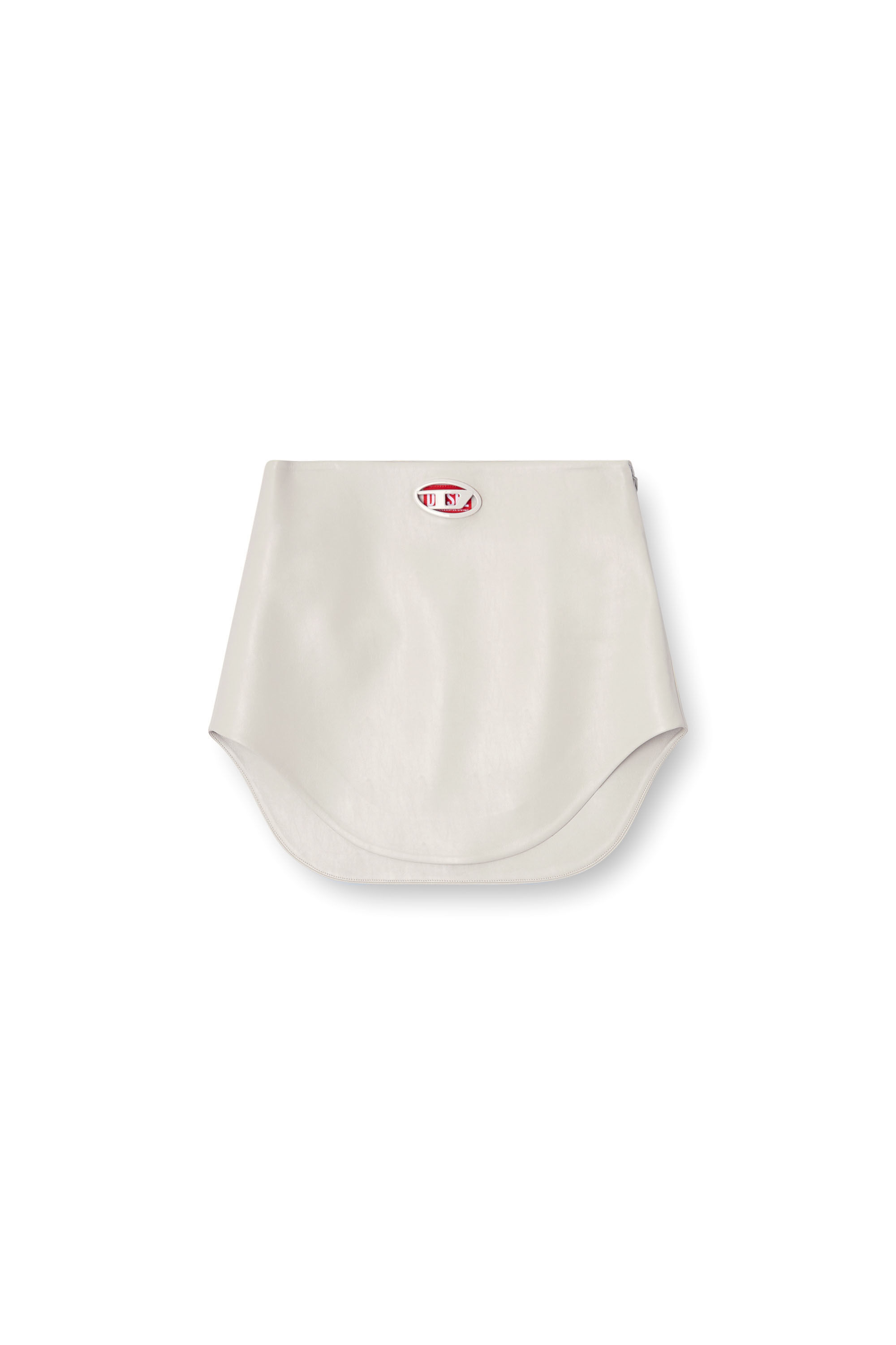 Diesel - O-LIMPO, Minifalda con Oval D Mujer in Gris - 2