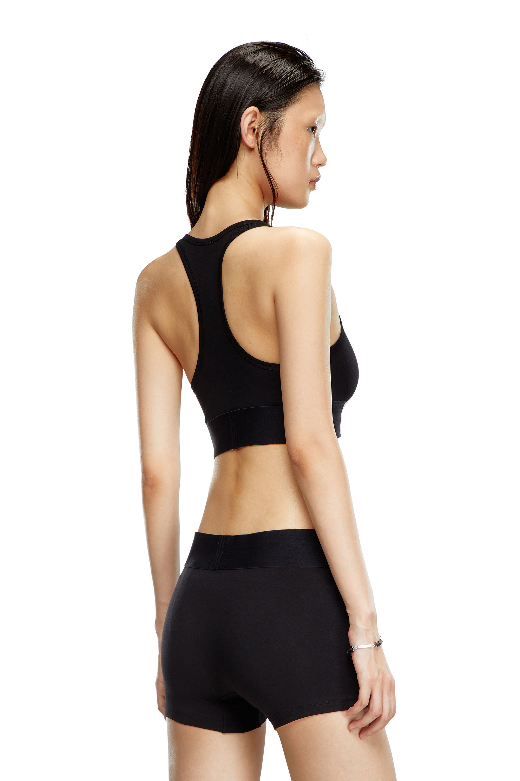 お買い得商品特集 - 販促エクスプレス of 2-pack Women's boy Diesel | Black | logo cut with shorts 下着・アンダーウェア
