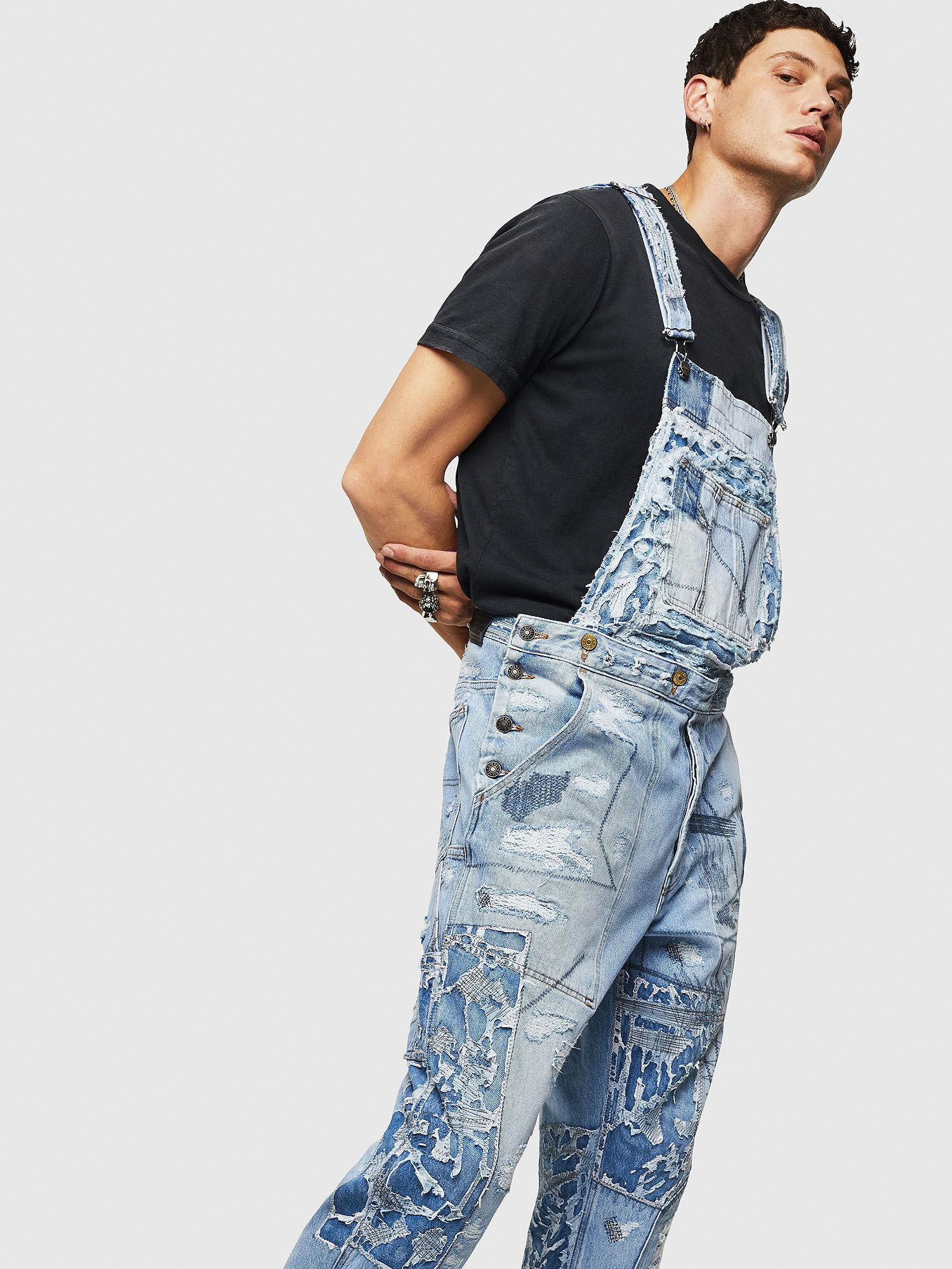 Mens hotsell jean dungarees