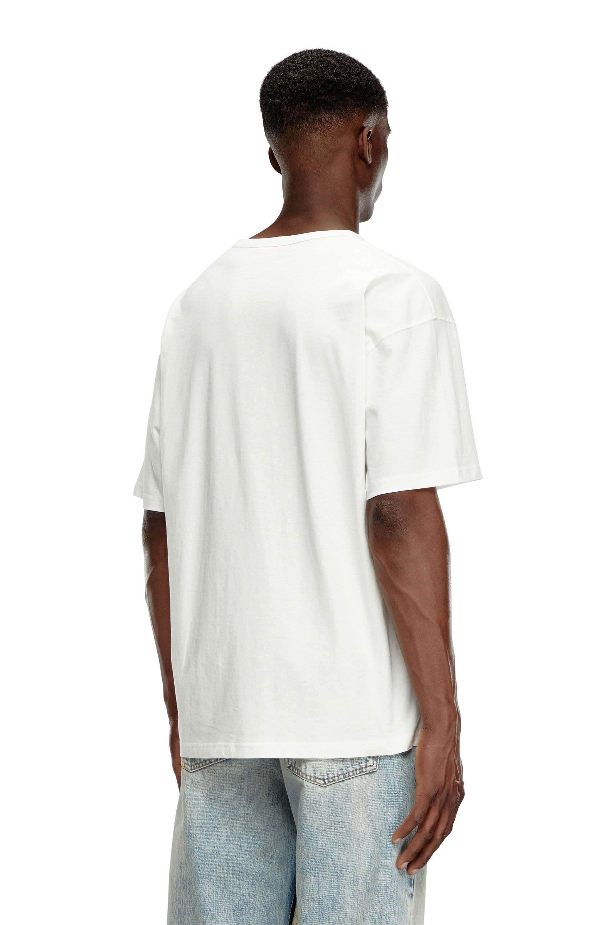 Diesel - T-BOXT-Q16, Hombre Camiseta de manga larga con parche estampado in Blanco - Image 4