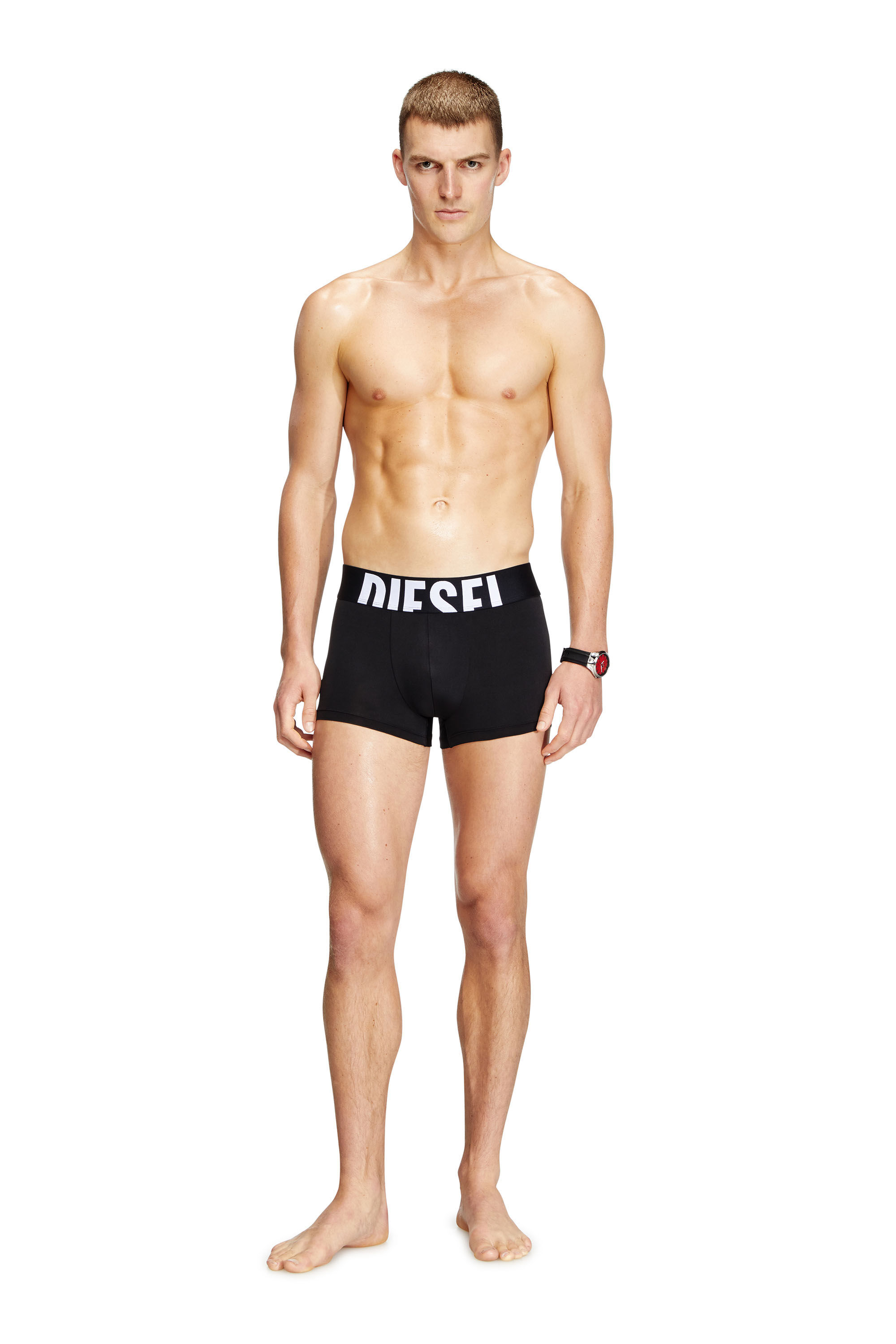 Diesel - DAMIEN-D-POP-3PACK-55, Paquete de tres bóxers ajustados de microfibra Hombre in Negro - 2