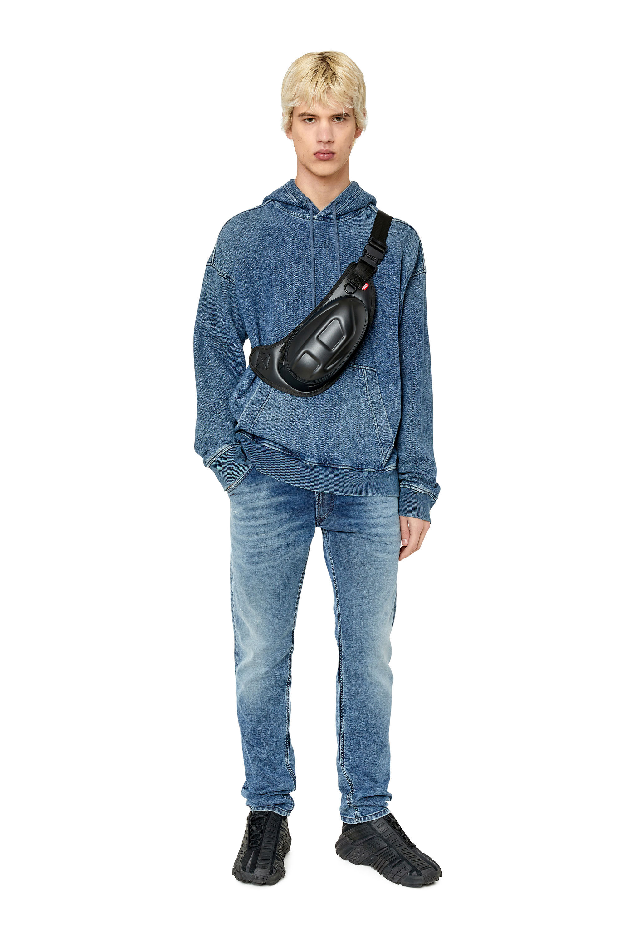 KROOLEY-Y-NE Man: tapered Medium blue Jeans | Diesel