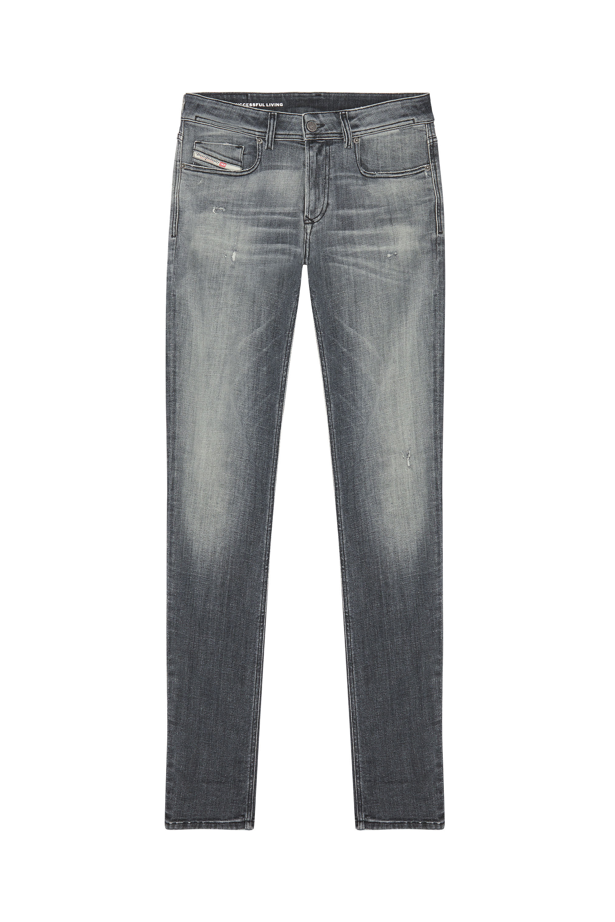 Diesel - Skinny Jeans 1979 Sleenker 09F13, Man's Skinny Jeans - 1979 Sleenker in Black/Dark grey - 2
