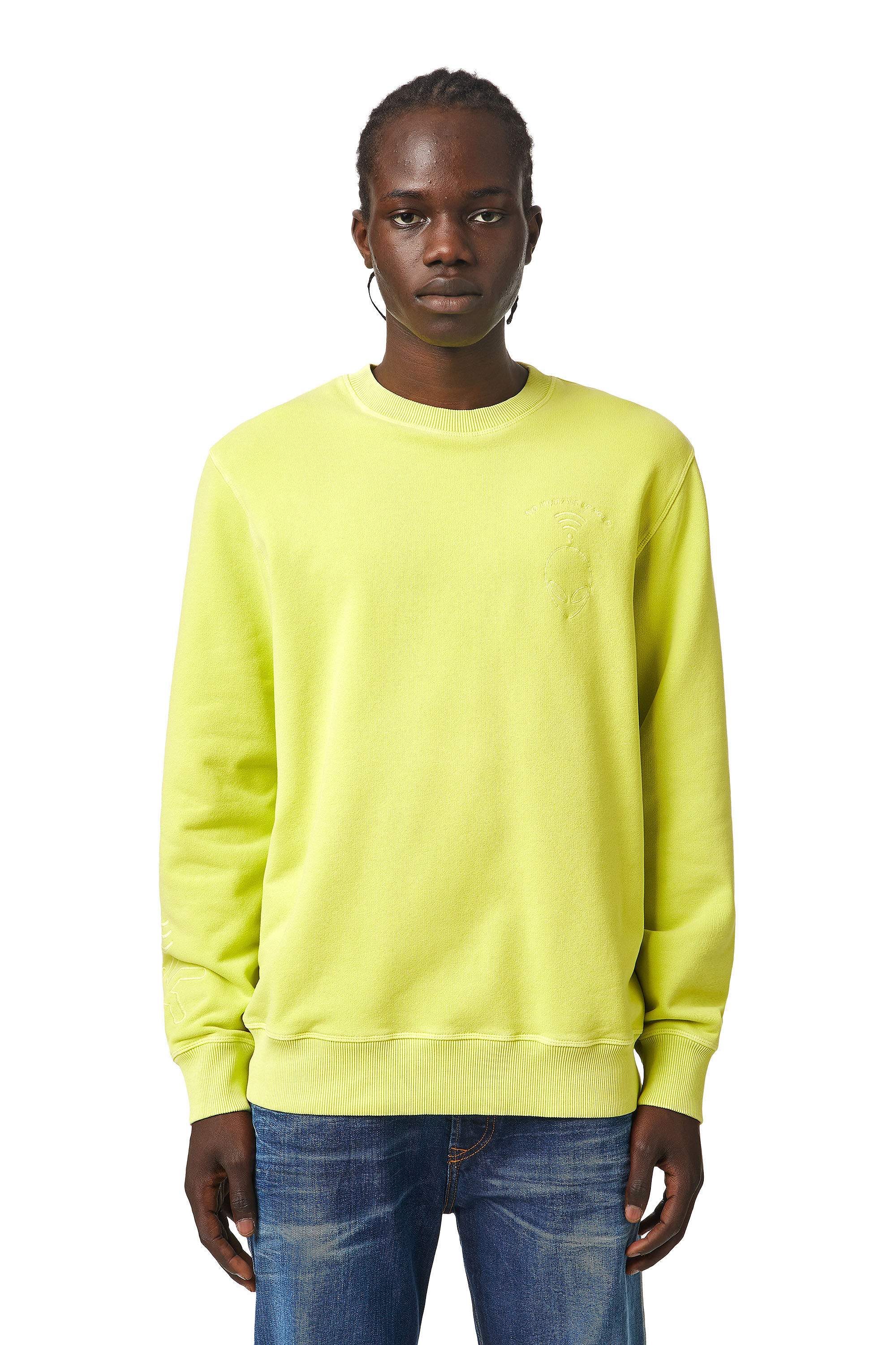 Yellow diesel sweatshirt discount