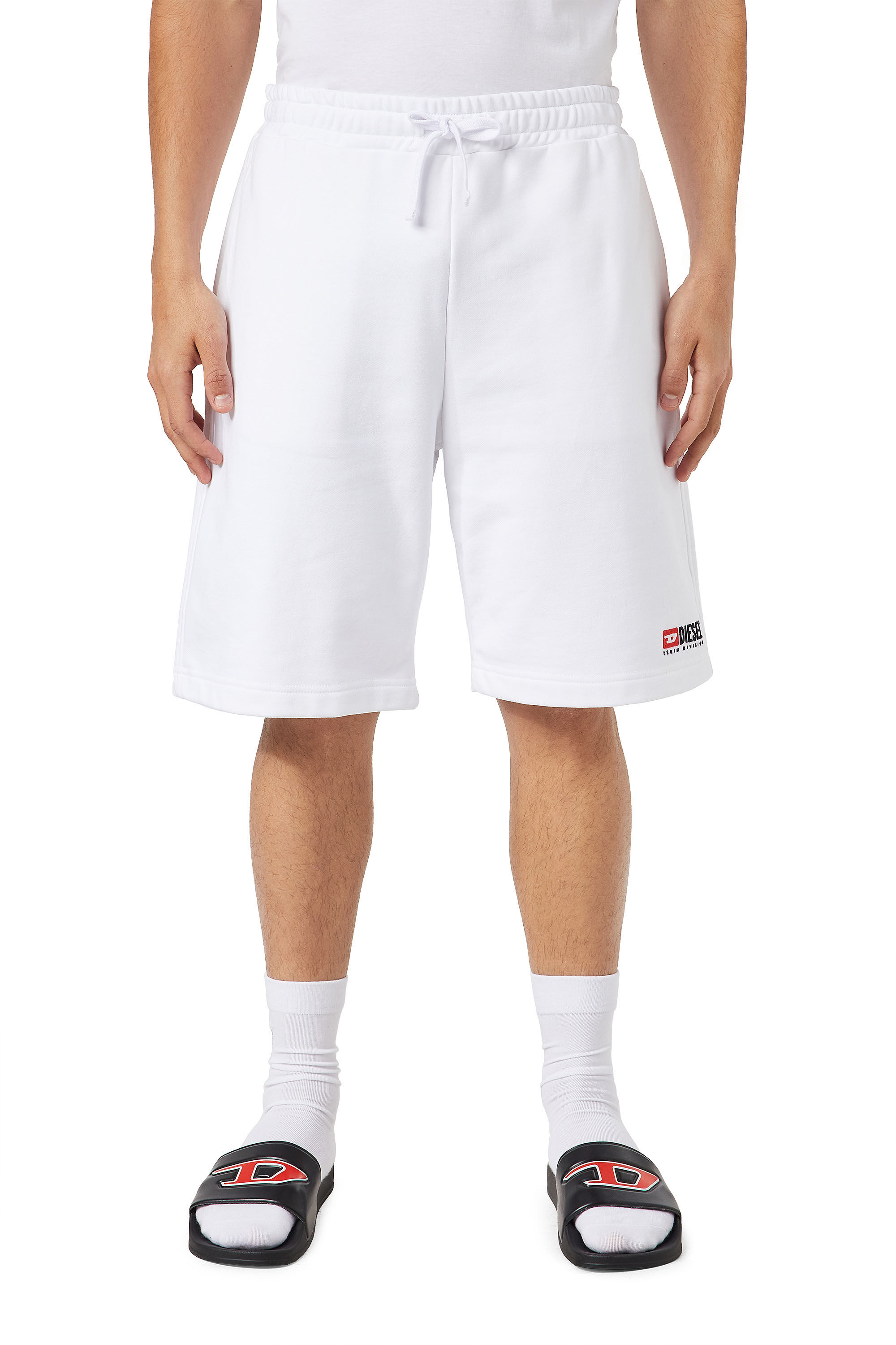 Diesel white shorts shop