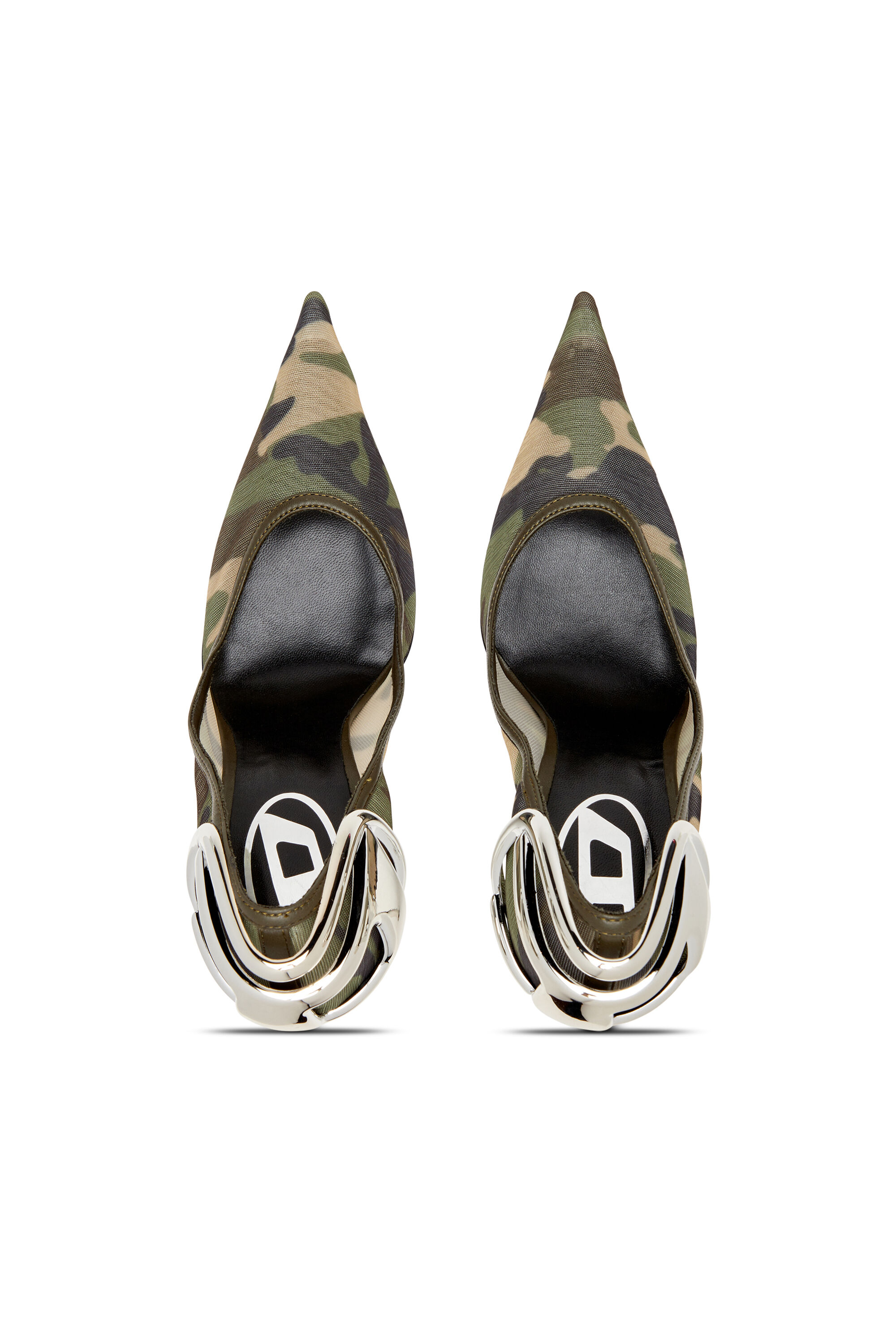 パンプス DIESEL Y03426 P1660 T9002 Pumps llic leather with Women's Heels: Slingback Pumps, Kitten, Pointed | Diesel®