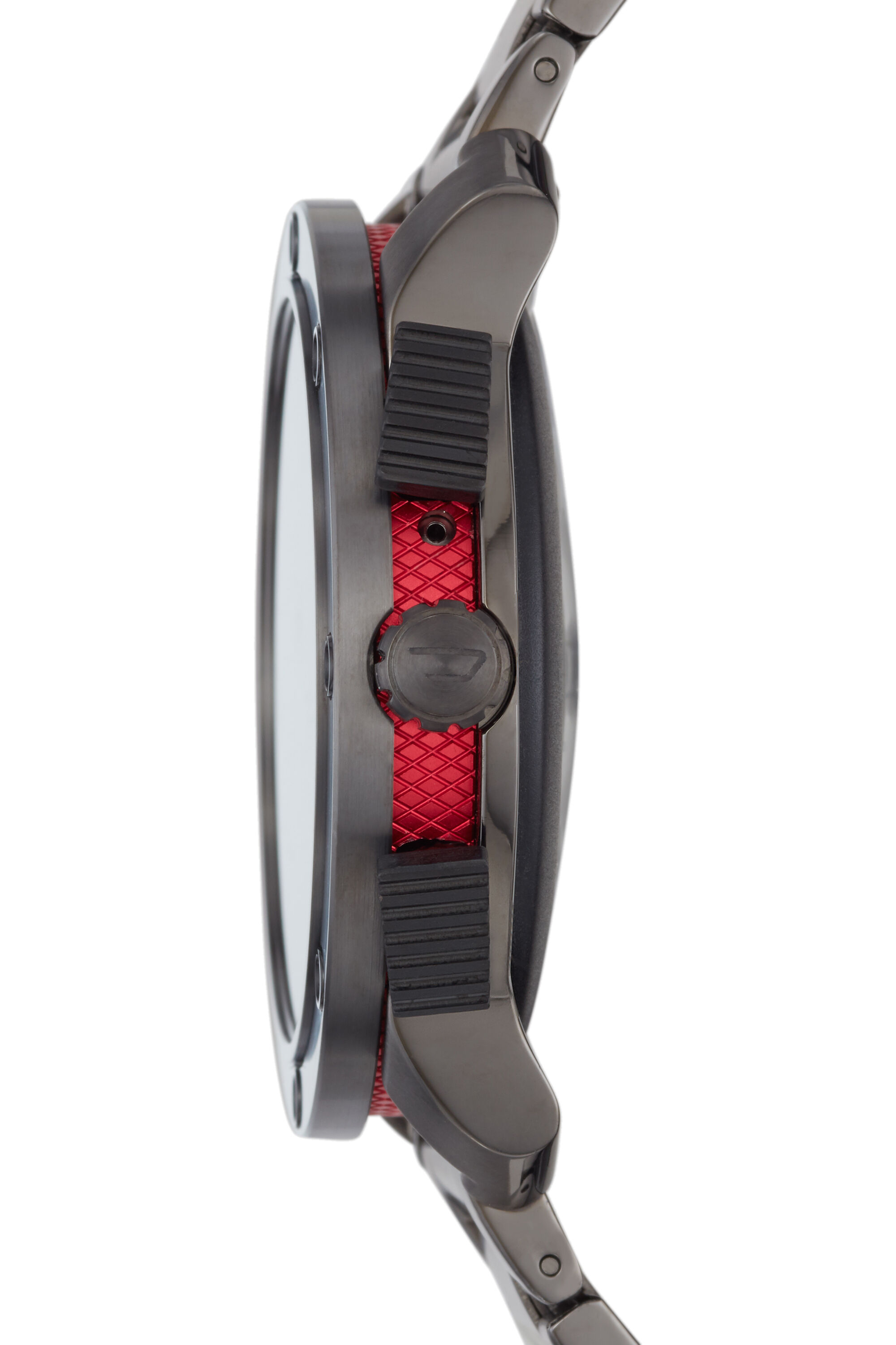 Diesel - DT2017, Man's Axial Smartwatch - Gunmetal-Tone Stainless Steel in Dark grey - 3